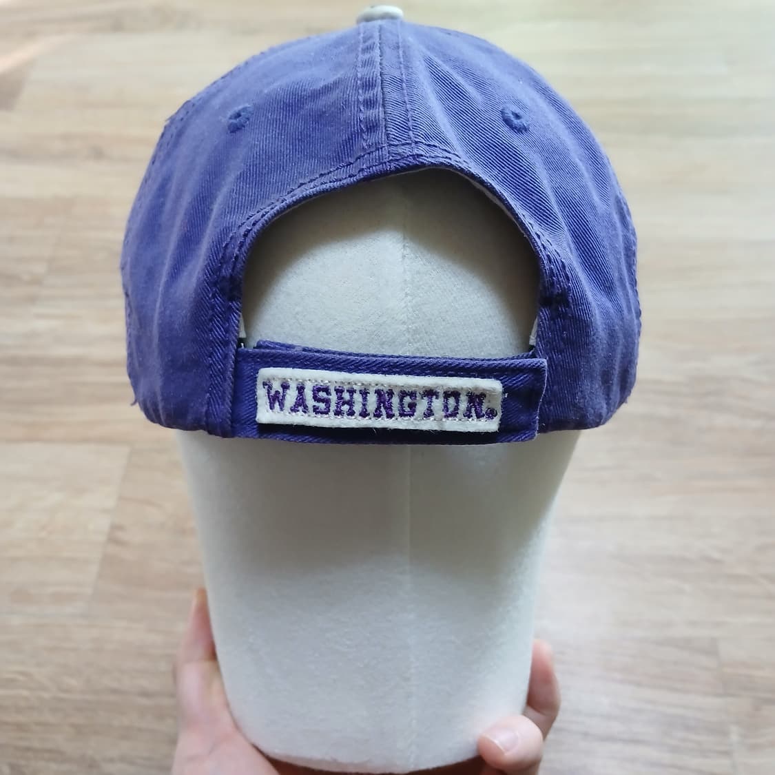 허스키 자수 모자 볼캡 빈티지 보라색 퍼플 상품이미지4