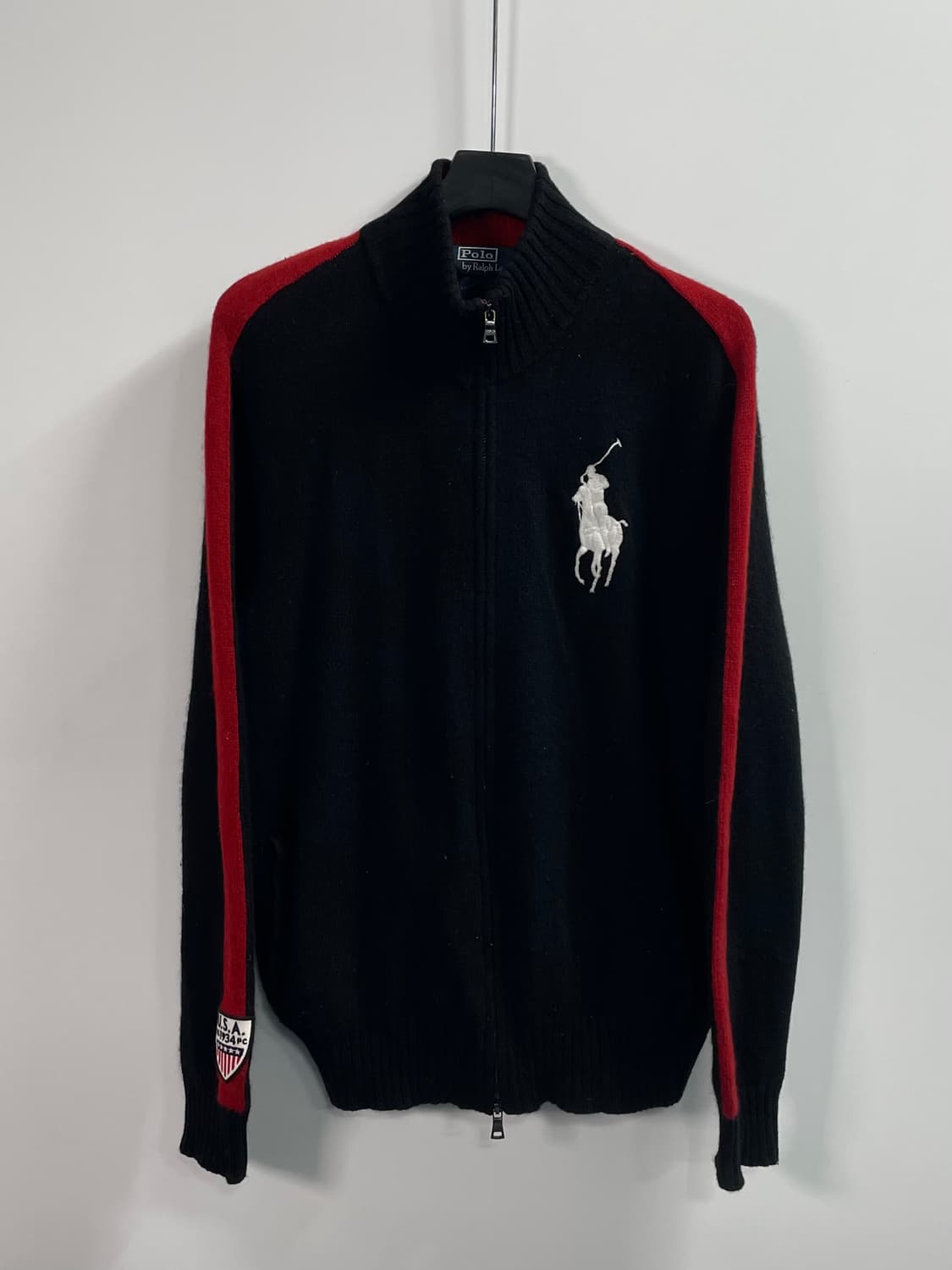 폴로 랄프로렌 빅포니 USA 투웨이 니트집업  (on.442)   상품이미지1