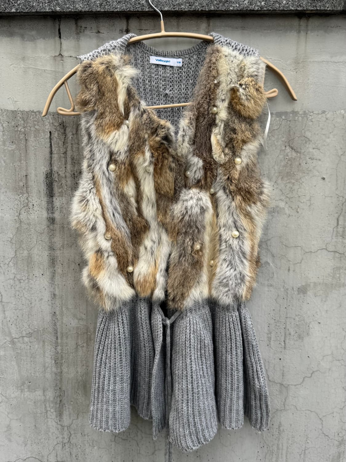 pearl mixtape knit vest 상품이미지1