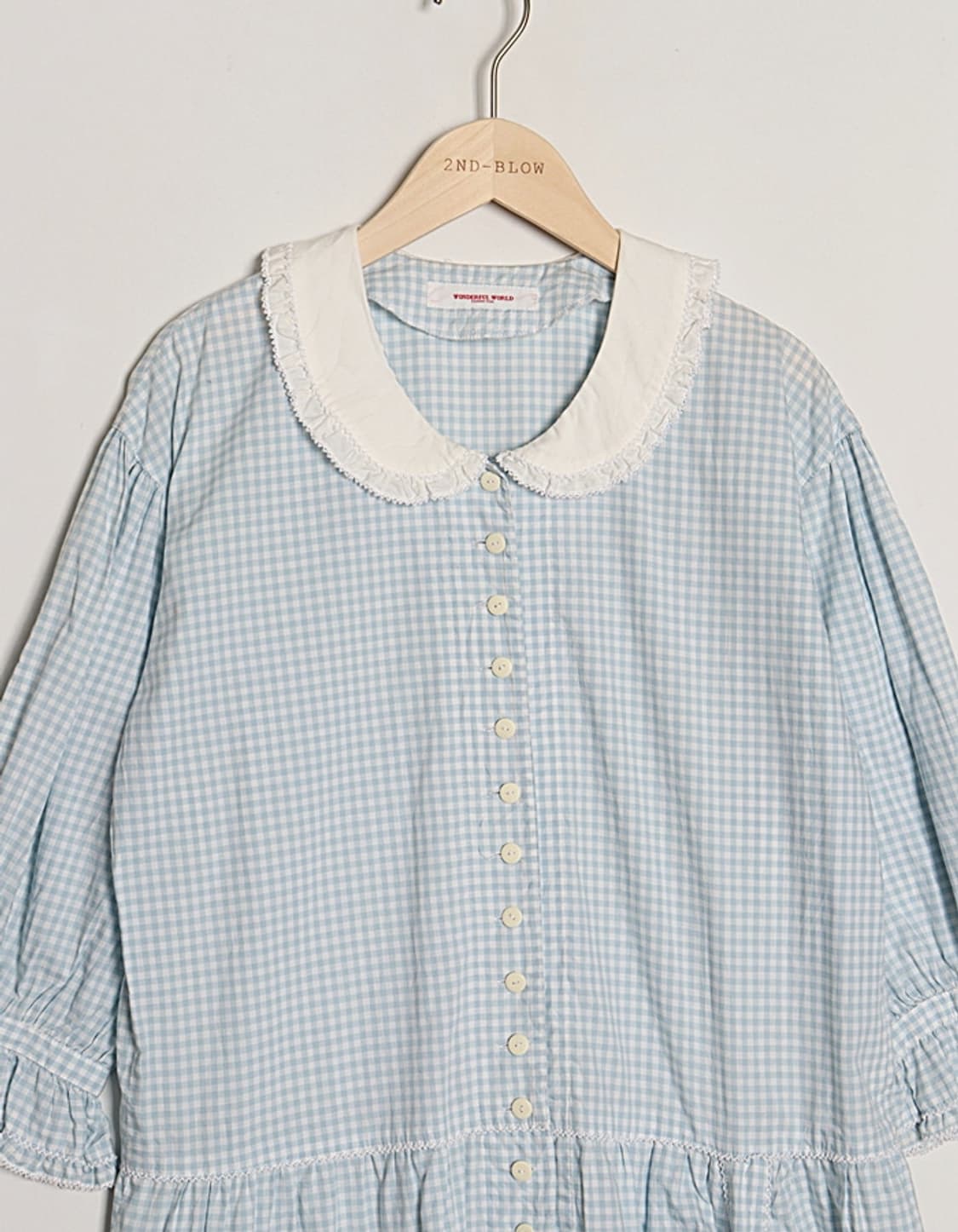  WONDERFUL WORLD Check One-Piece 상품이미지2