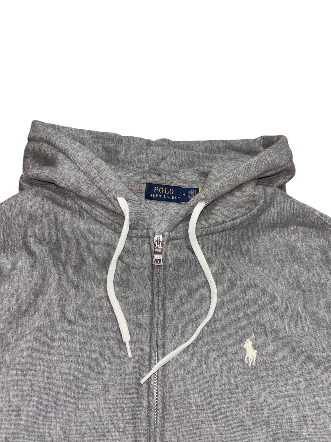 폴로 랄프로렌 그레이 후드집업 ( qr인증) 상품이미지5