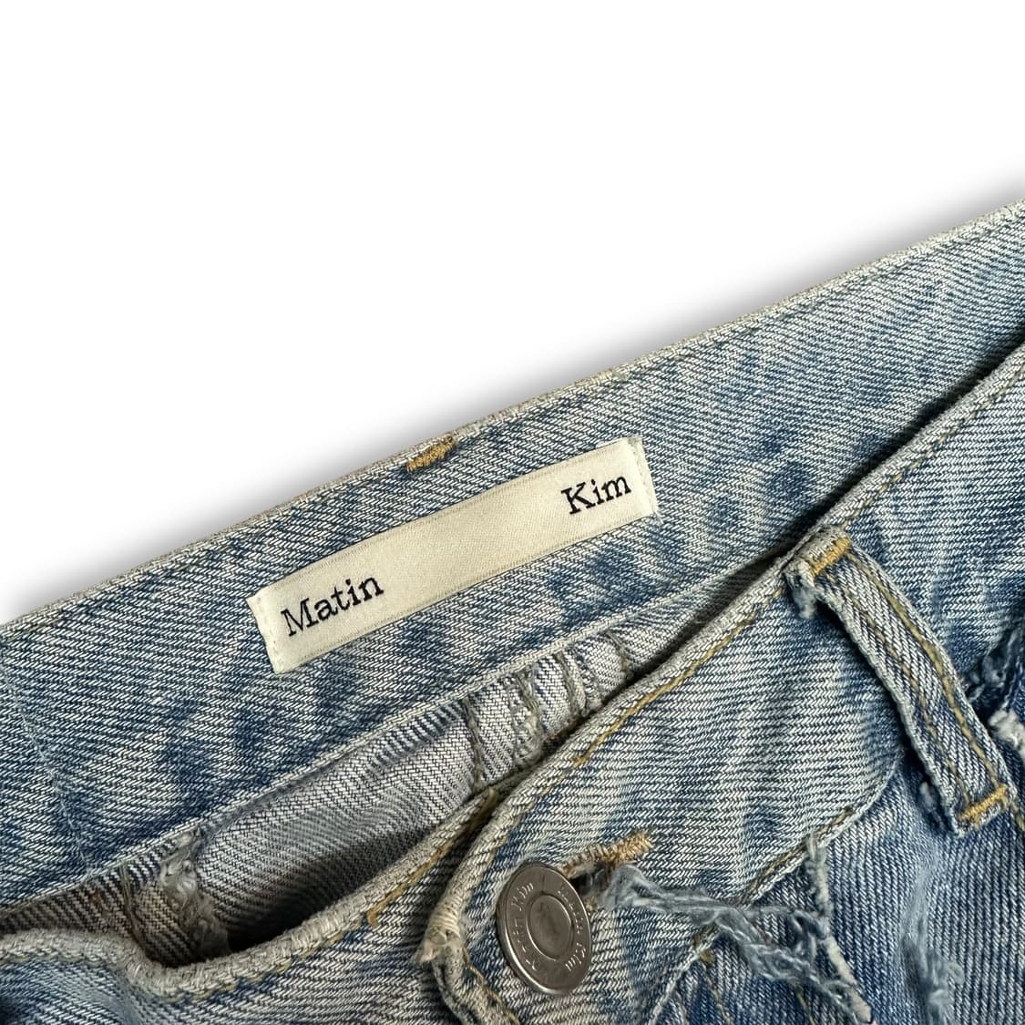 마뗑킴 패치워크 데님 팬츠 상품이미지5