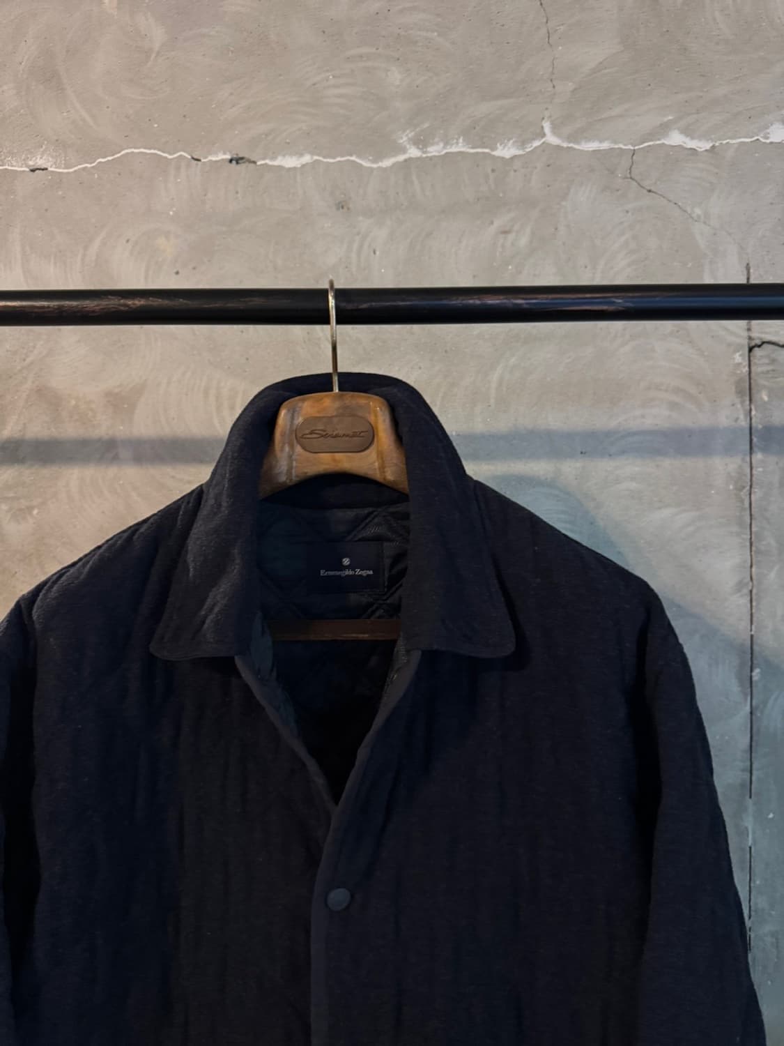 에르메네질도 제냐 퀼팅 트위드 자켓 100 상품이미지5