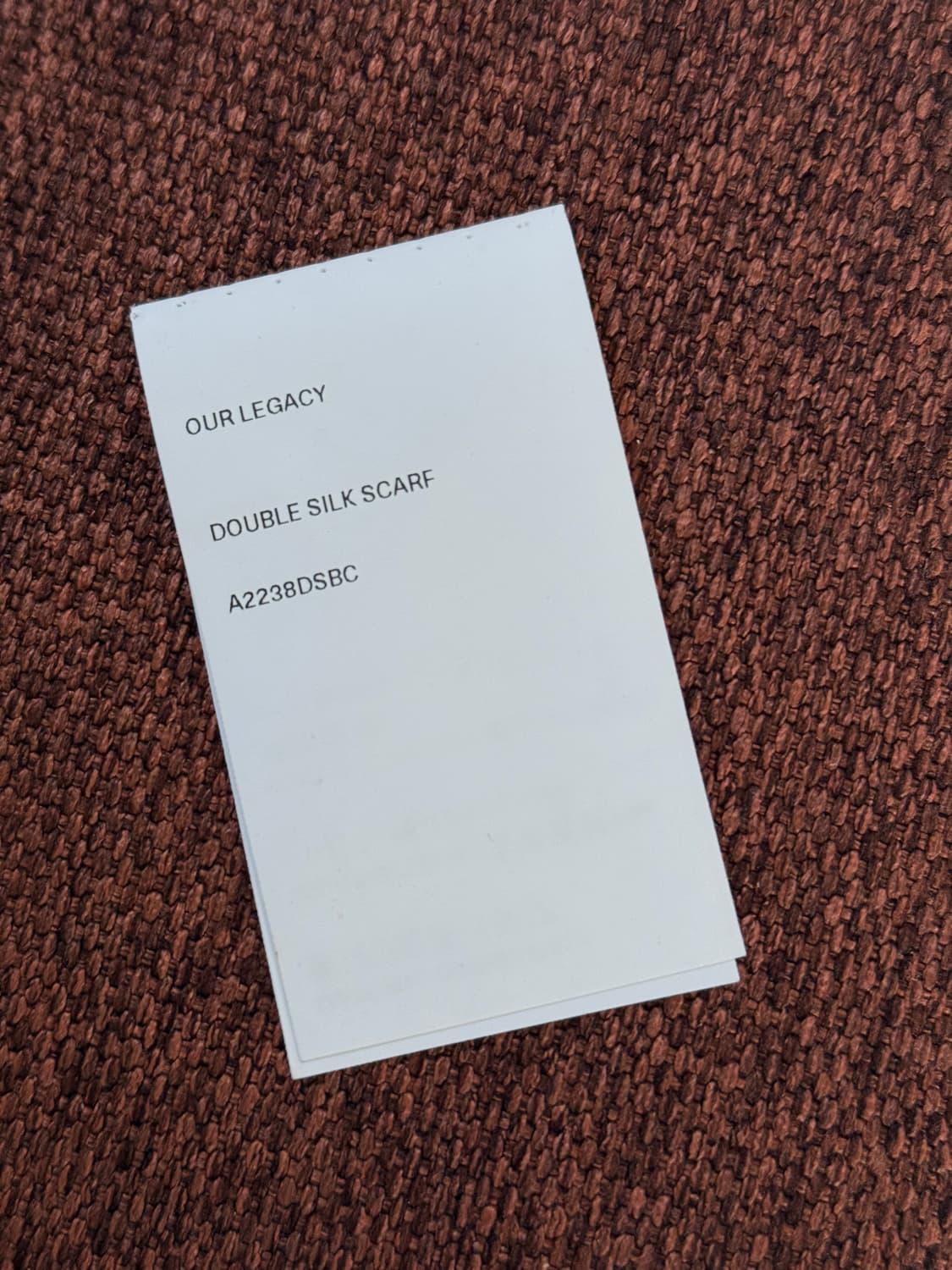 아워 레가시 더블 실크 스카프 블랙 상품이미지6