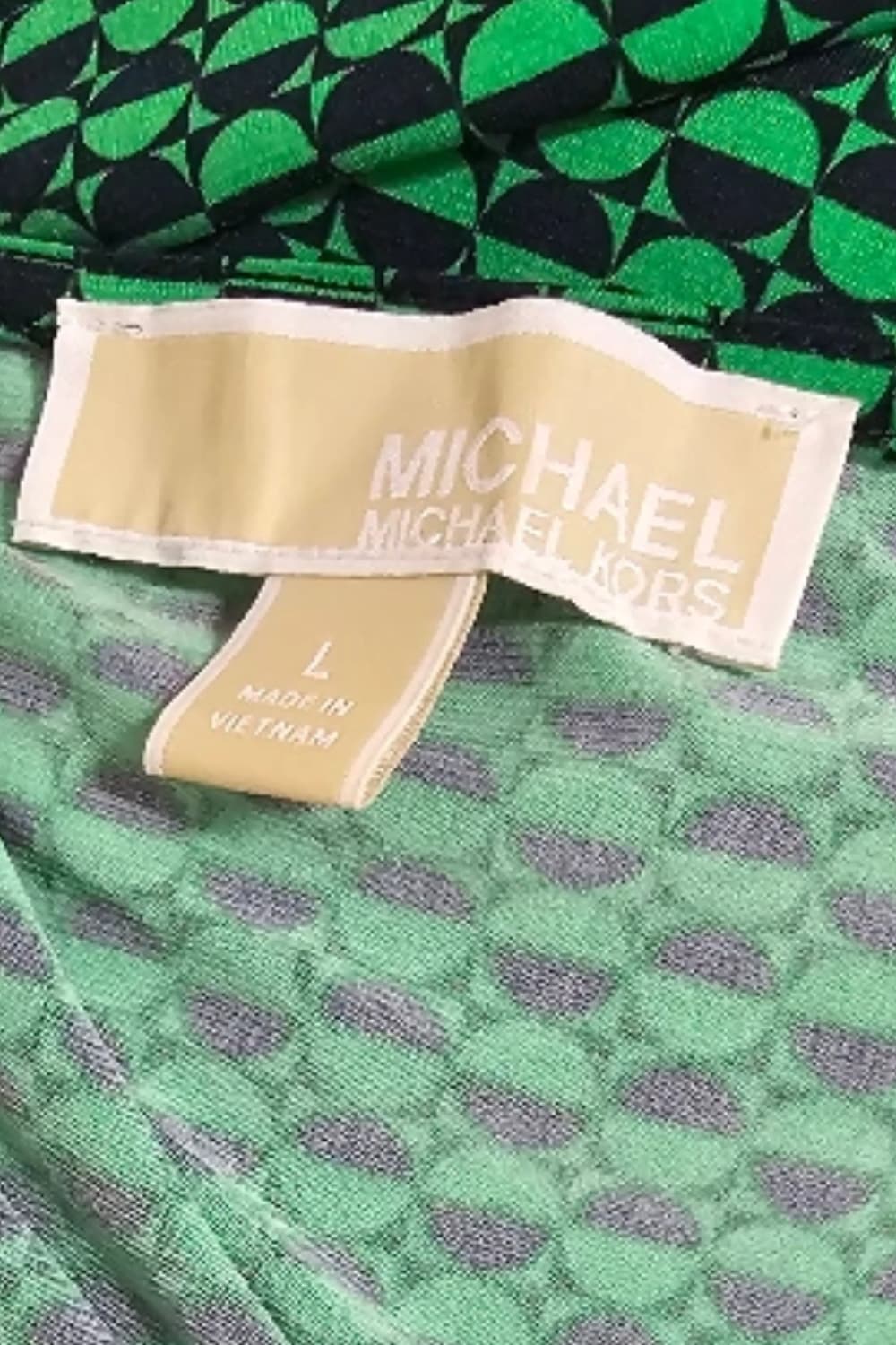 마이클코어스  그린패턴  져지 블라우스 66~77. 새거수준 상품이미지5