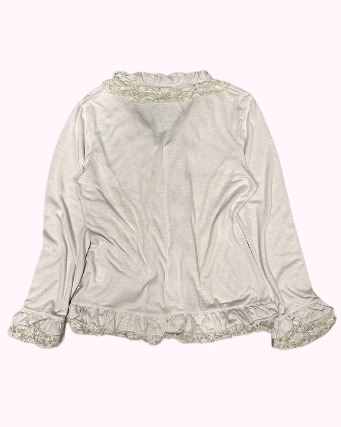 ROSA CHERI lace frill blouse 상품이미지4