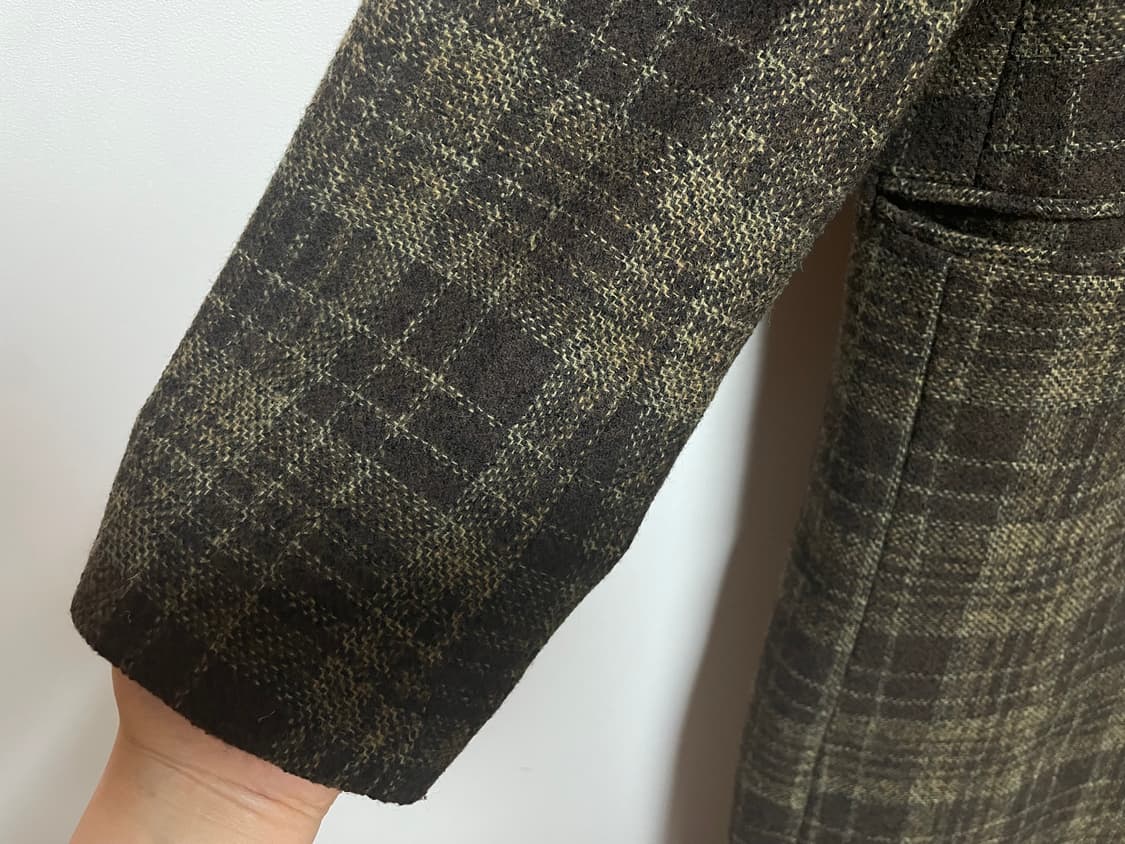 플랫80 체크 코트 상품이미지8