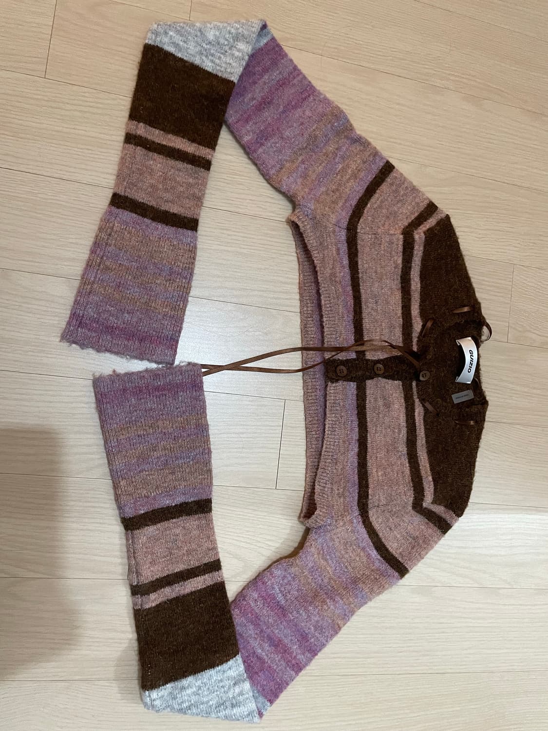 Danielle Guizio 다니엘 귀조 볼레로 니트 가디건 상품이미지7