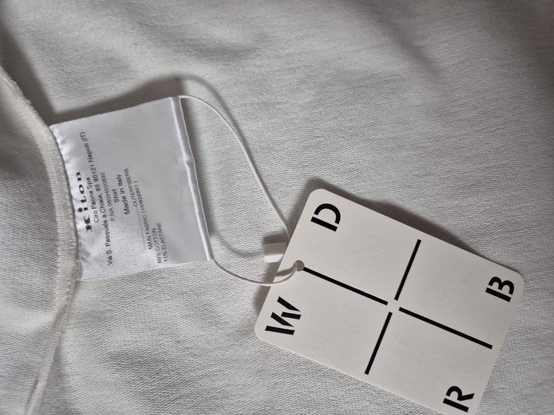 키톤(KITON) 화이트 버튼다운 셔츠 / XL 상품이미지7