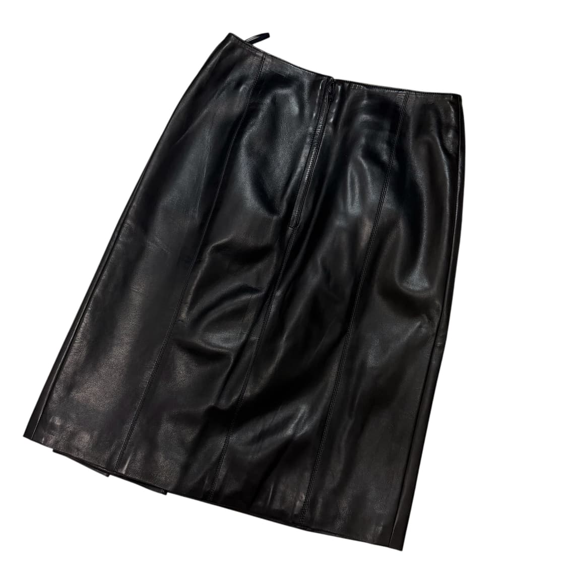 샤넬 램스킨 사이드 플레어 스커트 ( 24 ) 상품이미지5