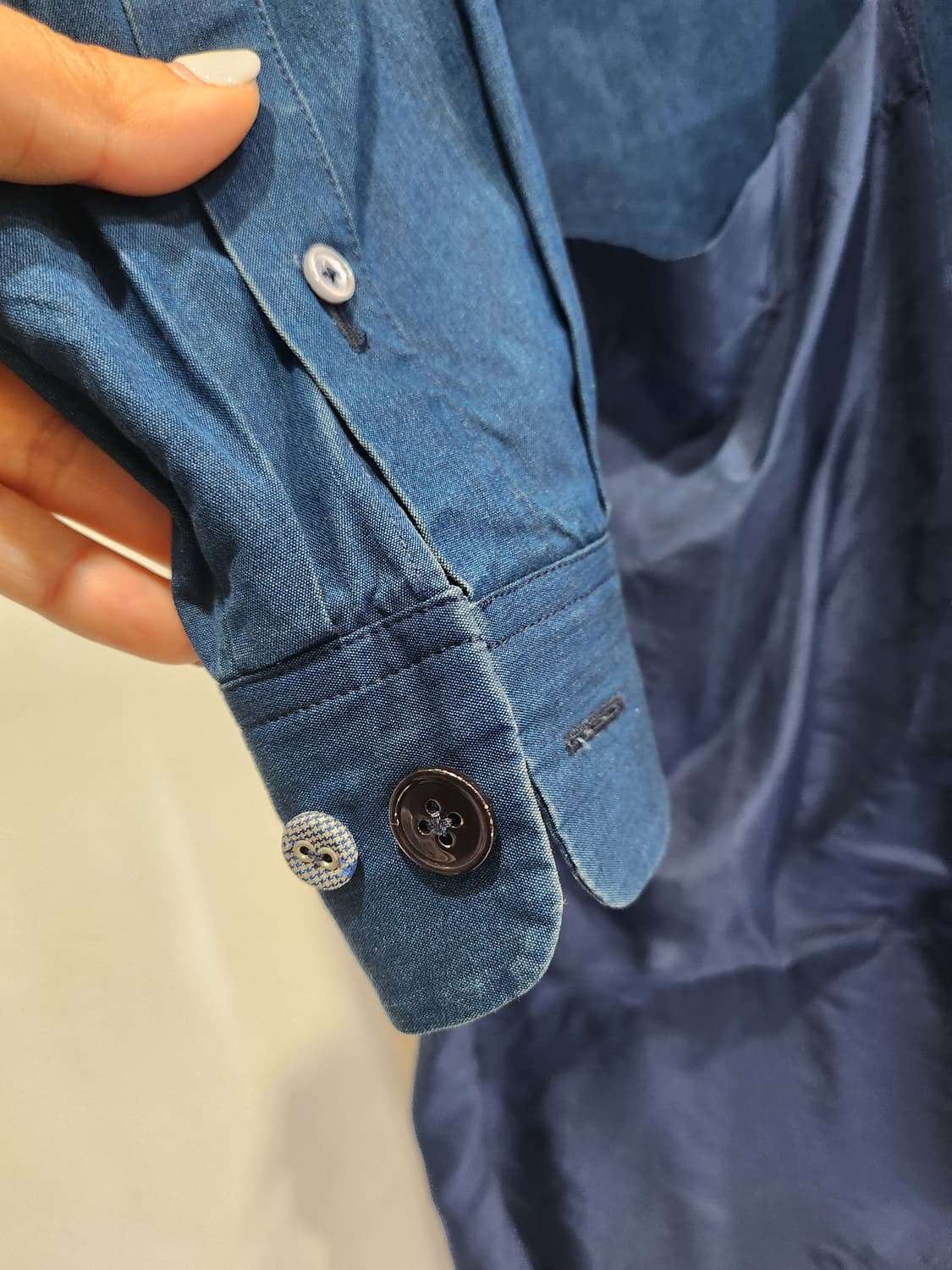 Paul Smith 데님 셔츠 원피스 38 정품 상품이미지4