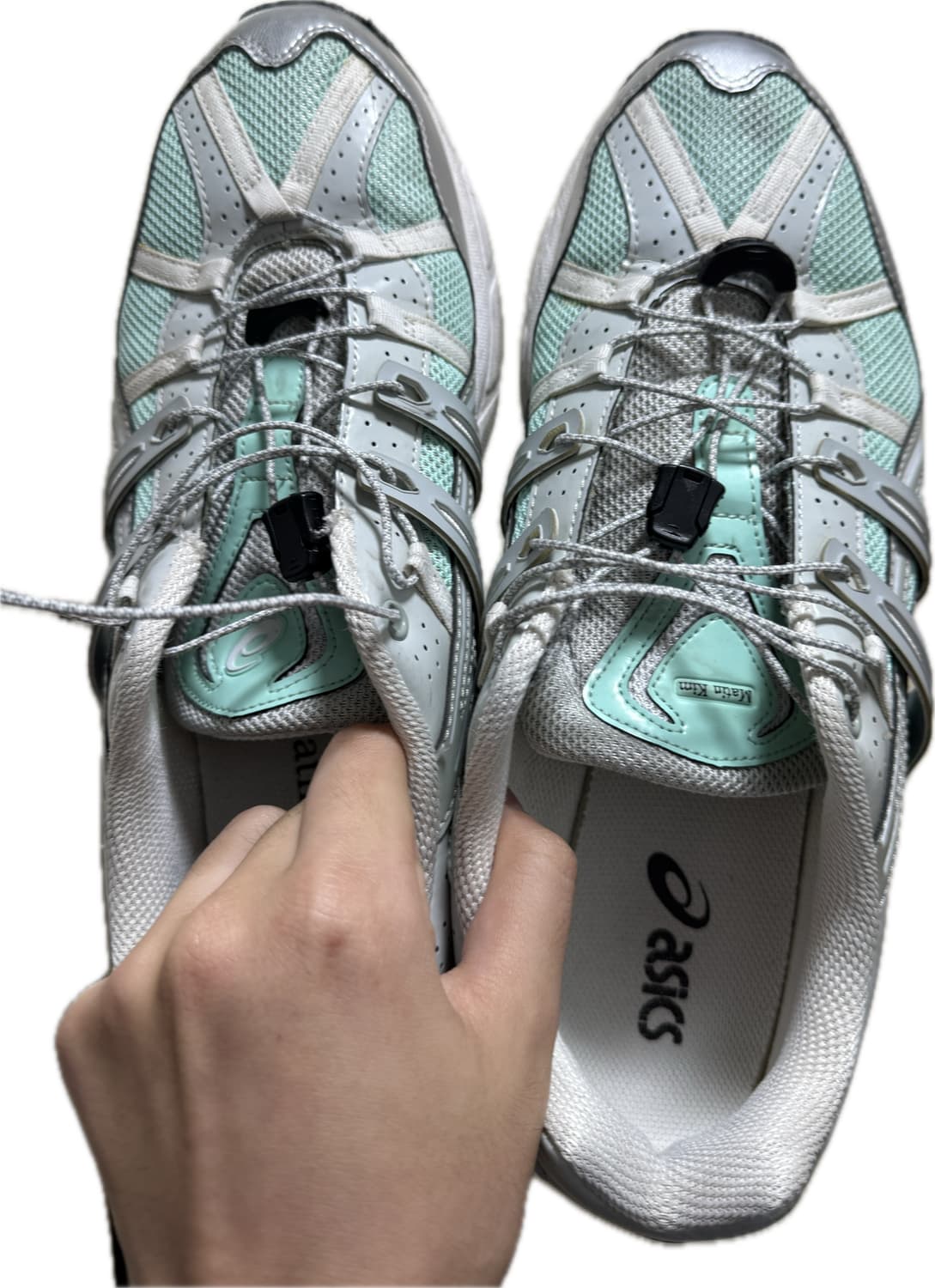 아식스 x 마뗑킴 젤 소노마 오아시스 그린 퓨어 실버 (민트) 상품이미지2