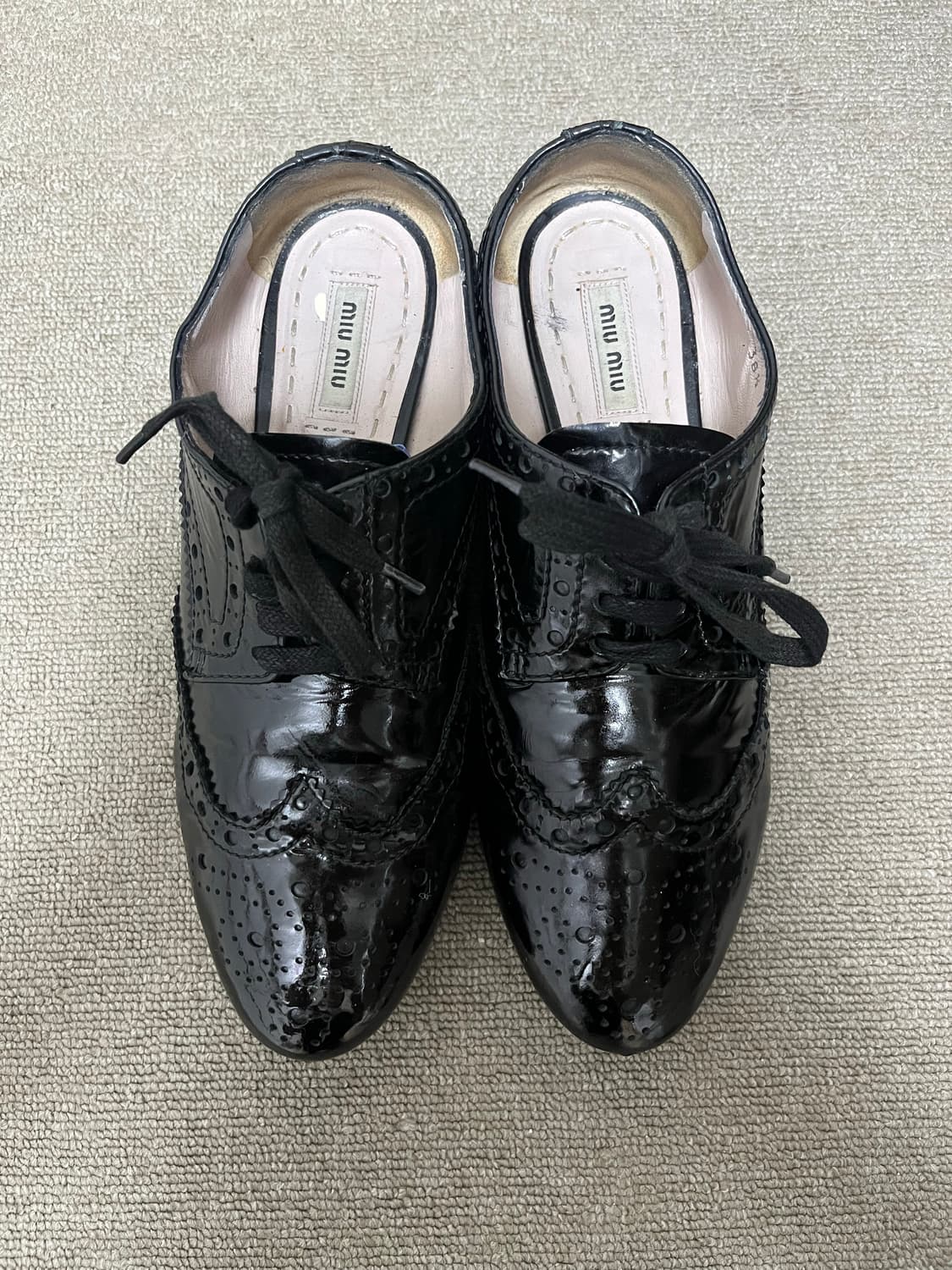 미우미우 로퍼 더비슈즈 상품이미지3