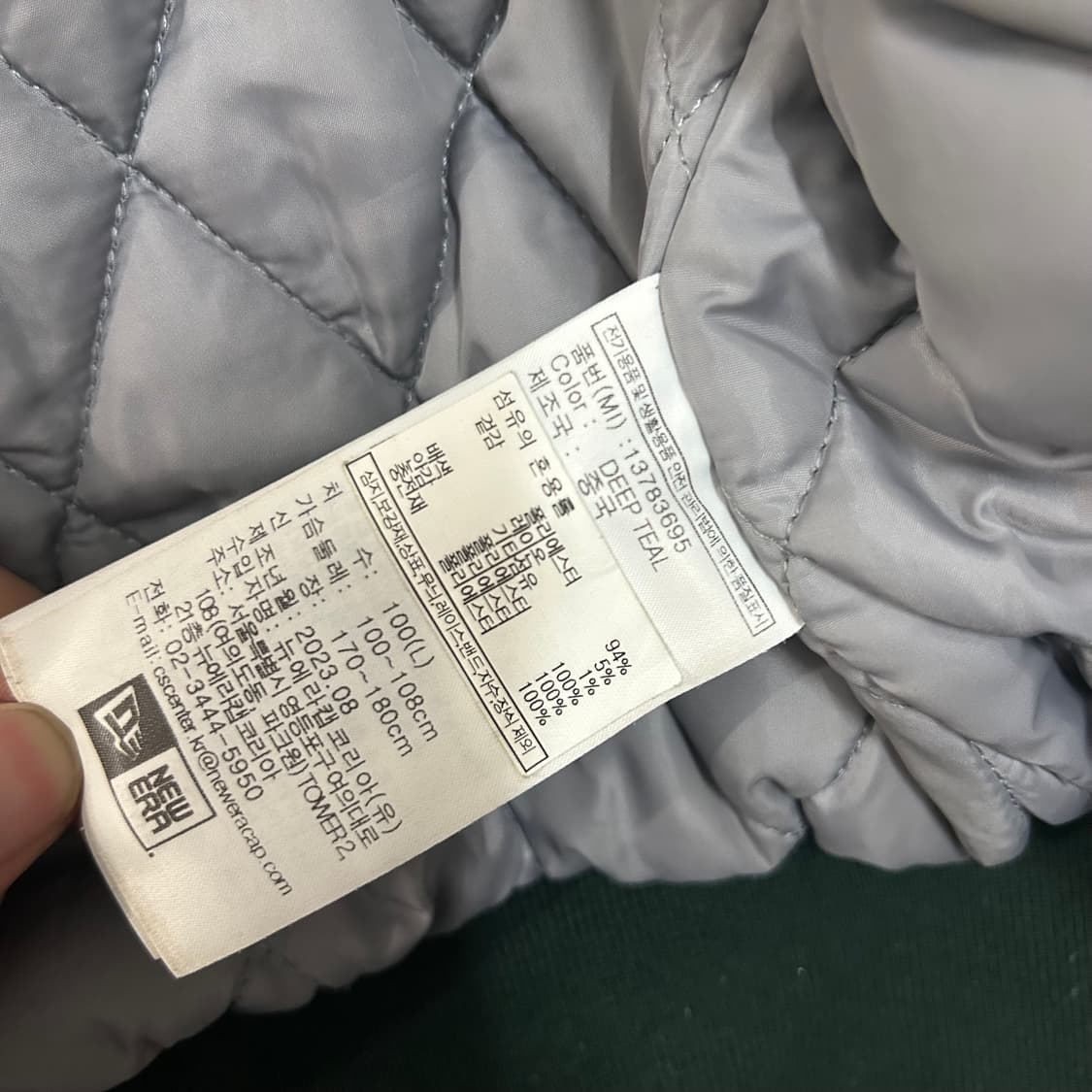 (L)뉴에라 오클랜드 어슬레틱스 스타디움 바시티 자켓 상품이미지10