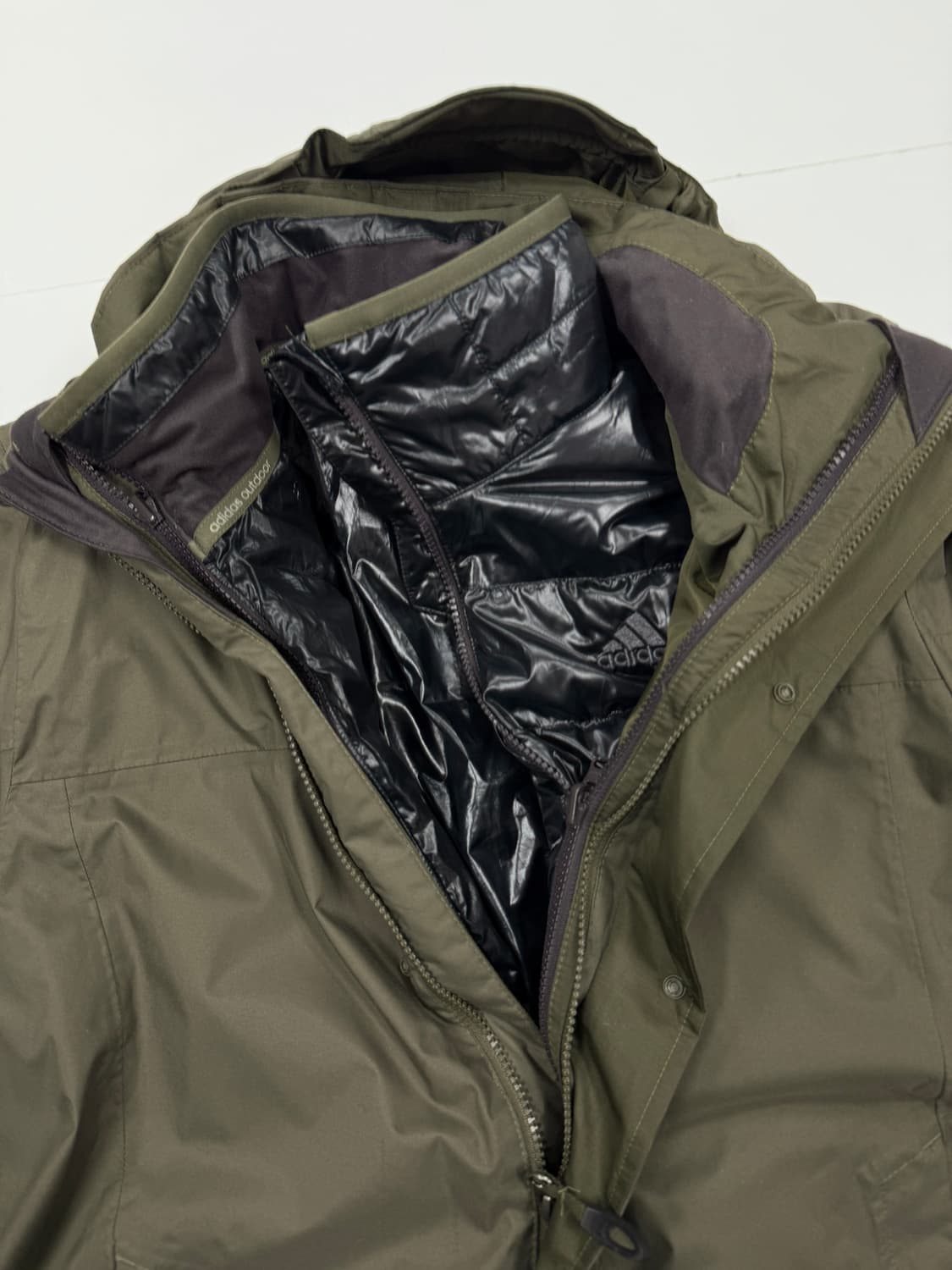 아디다스 3IN1 덕다운패딩X바람막이 방수자켓 상품이미지5
