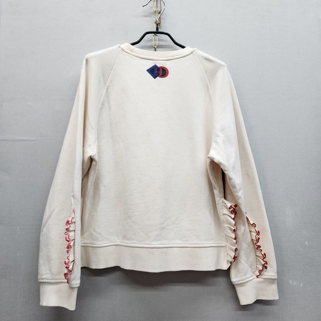 럭키슈에뜨 프릴 디테일 맨투맨 L 상품이미지5