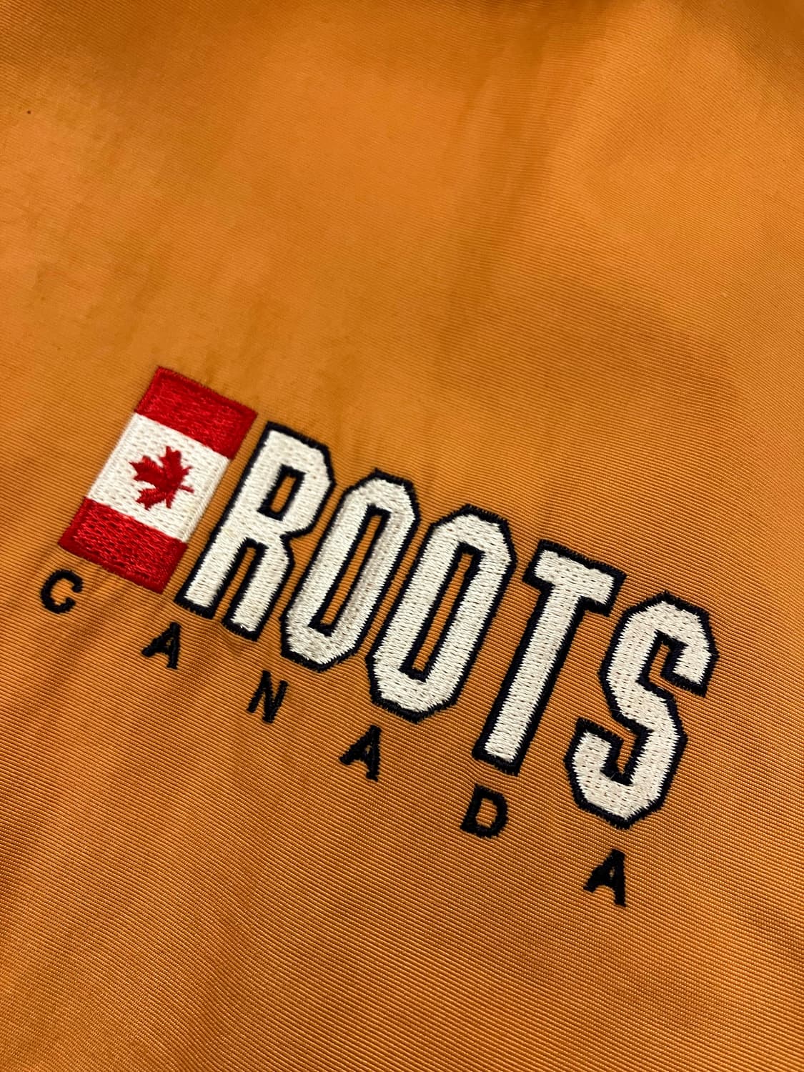 ROOTS CANADA 박시핏 바람막이 자켓 오렌지 95  #csz281 상품이미지4