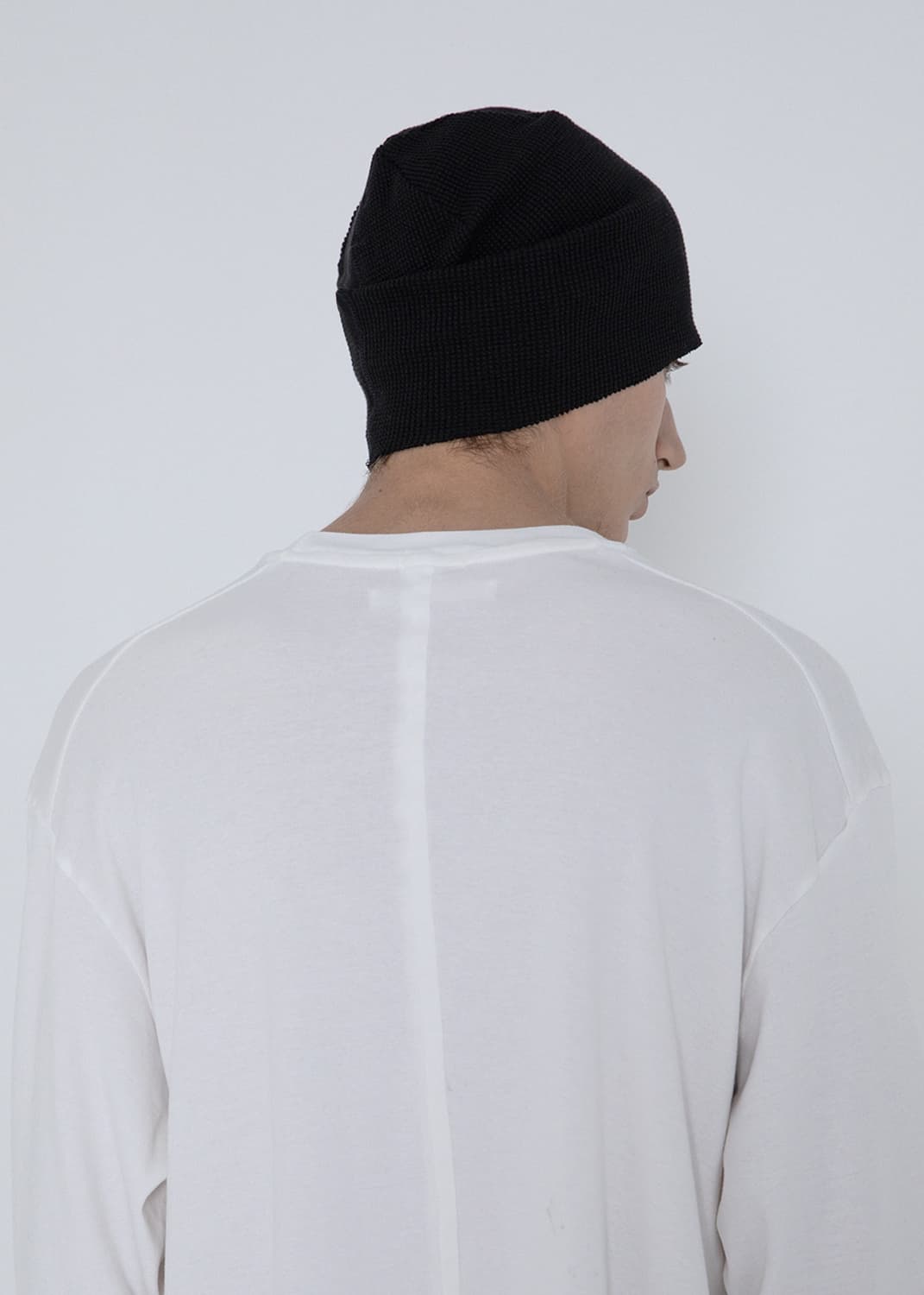 253 WAFFLE THERMAL BEANIE (BLACK) 상품이미지2