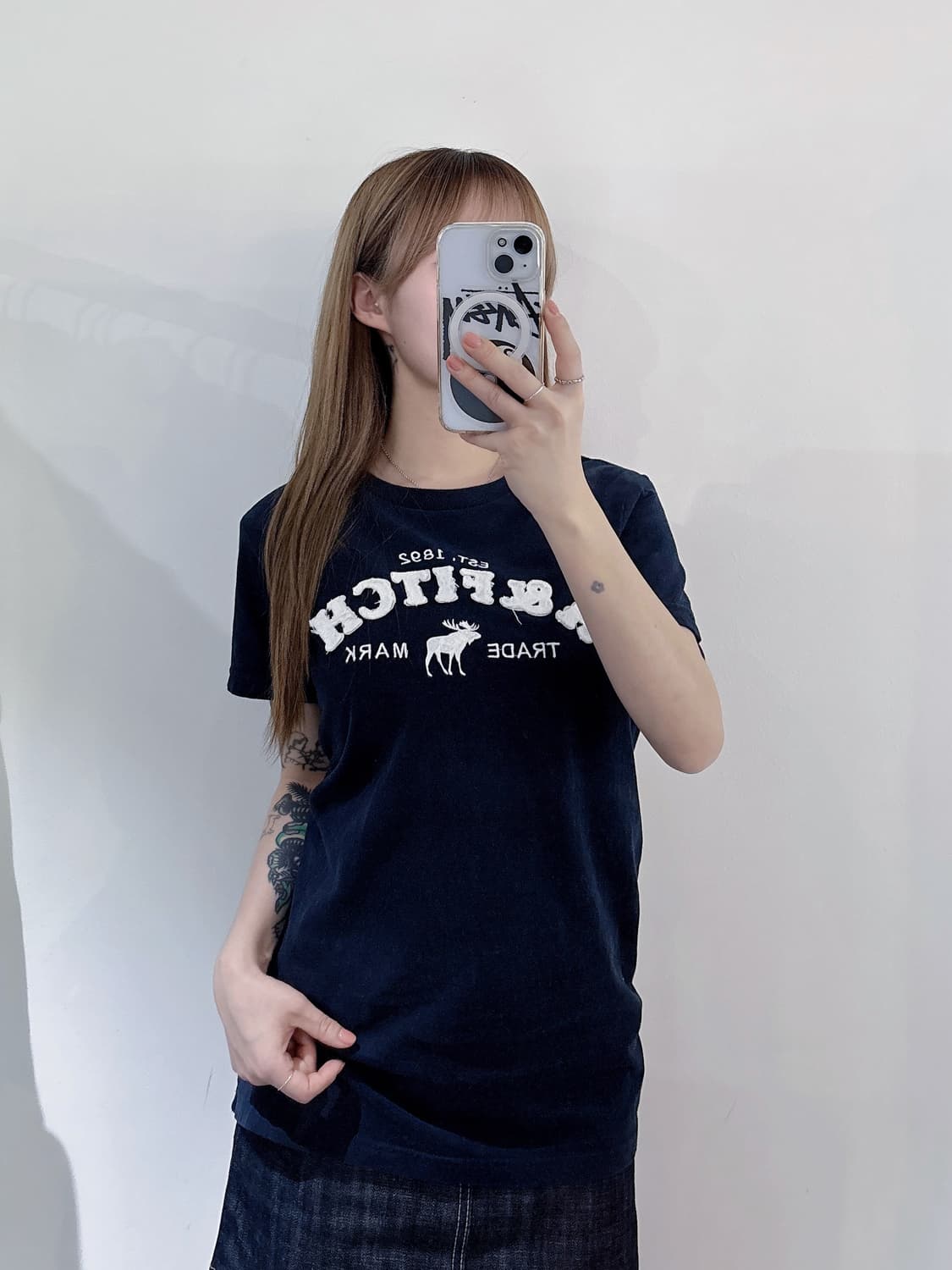 아베크롬비 빅로고 반팔 상품이미지1