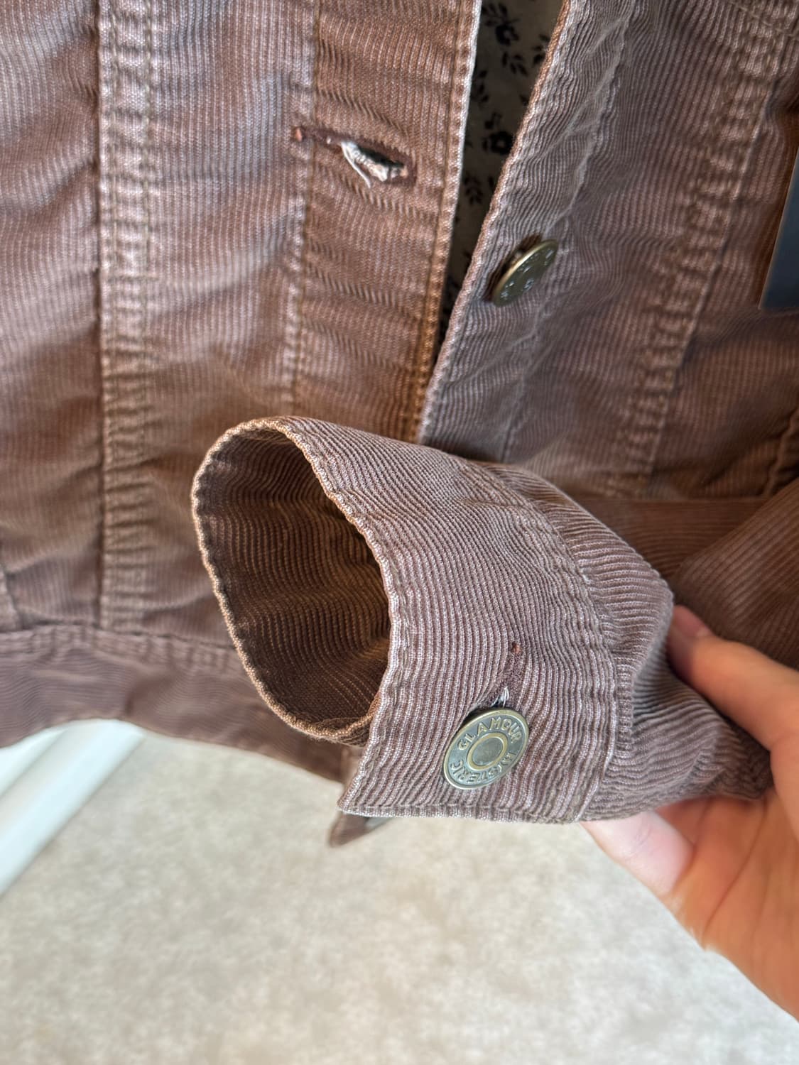 Hysteric Glamour Brown Corduroy Jacket 상품이미지5