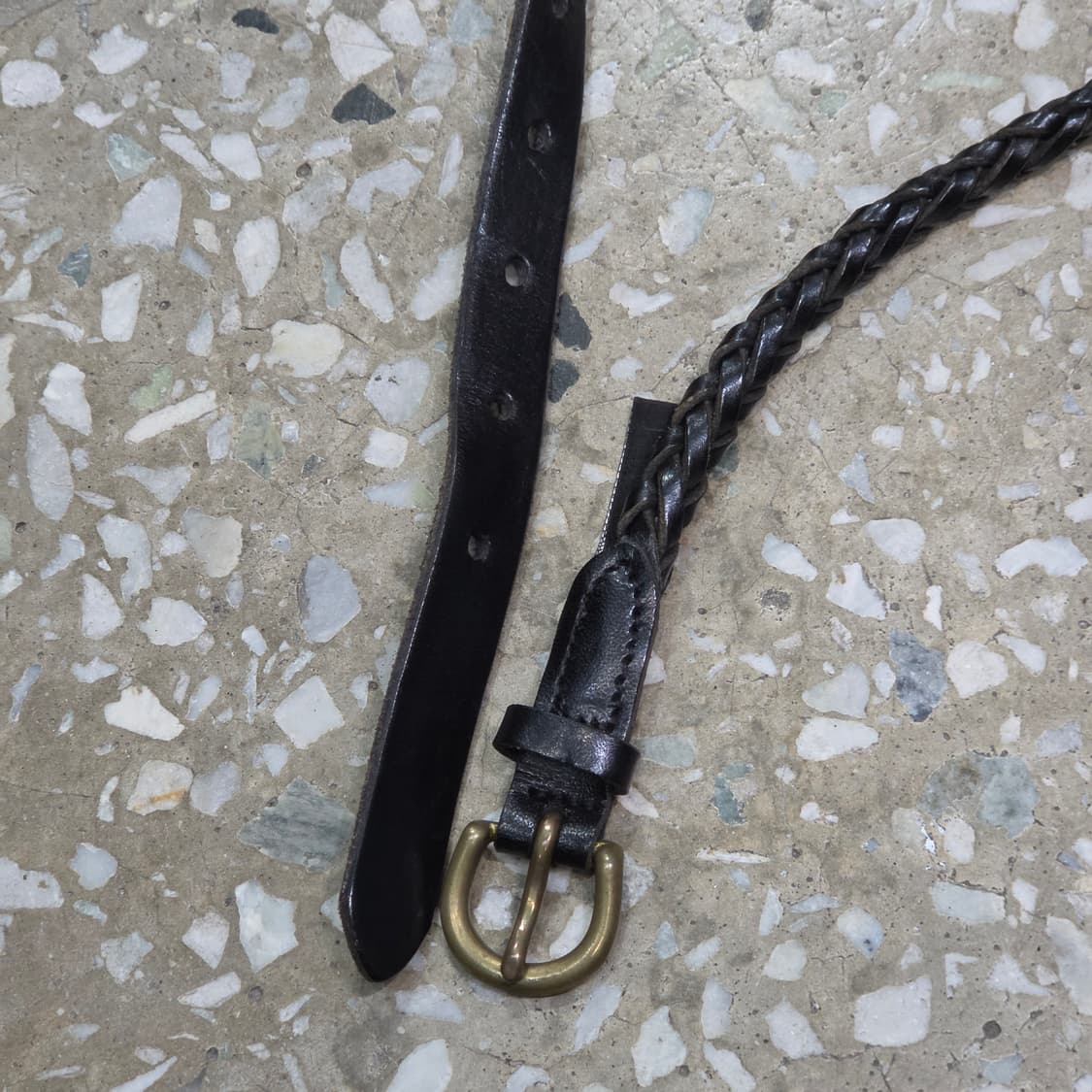 영국산 ANGLO 꽈배기 레더 벨트 상품이미지6