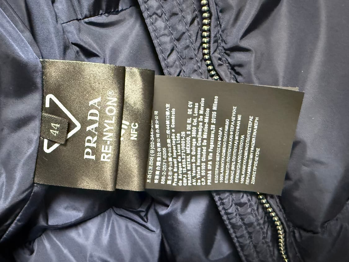 프라다 나일론 여성 롱패딩 상품이미지4