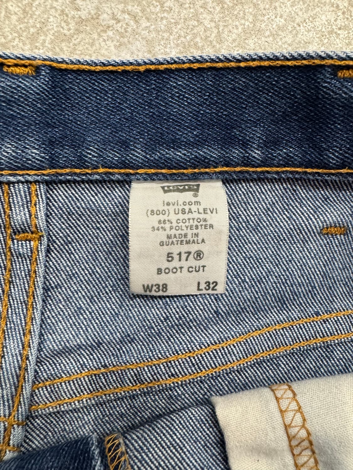 00s 리바이스 517 부츠컷 데님팬츠 상품이미지5