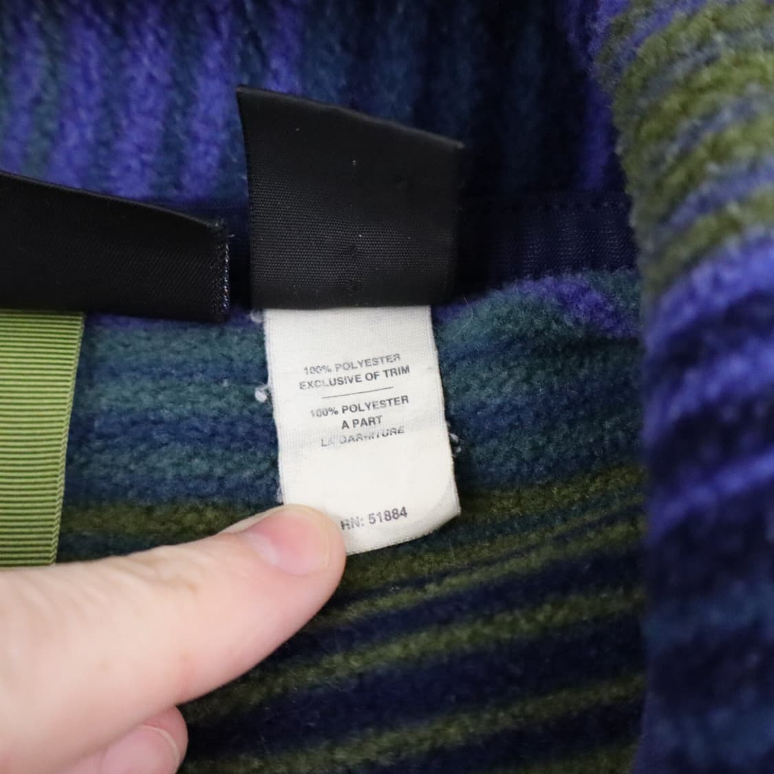  90s 파타고니아 신칠라 1/4 지퍼 풀오버 멀티/네이비 USA 상품이미지5