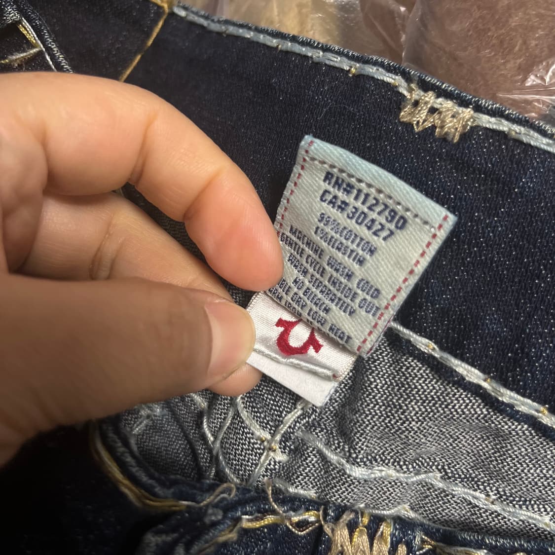 트루릴리젼 부츠컷 데님 청바지 27 상품이미지3