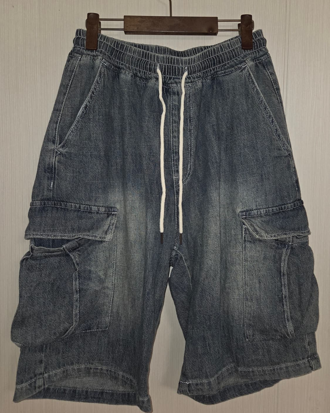 중청 워싱 버뮤다 상품이미지1