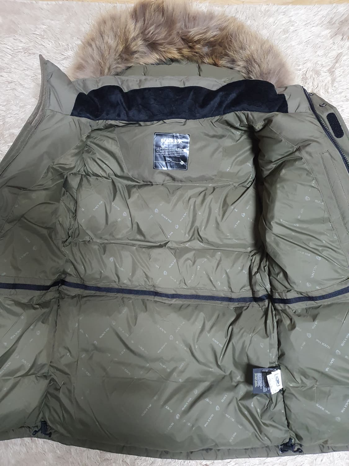 블랙야크 고어텍스 구스다운 패딩.사이즈 80 상품이미지3