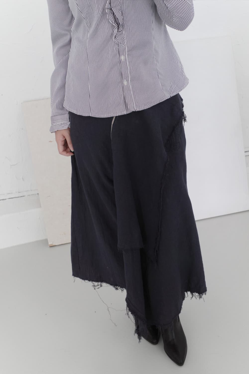 unbalanced damage skirt 상품이미지6