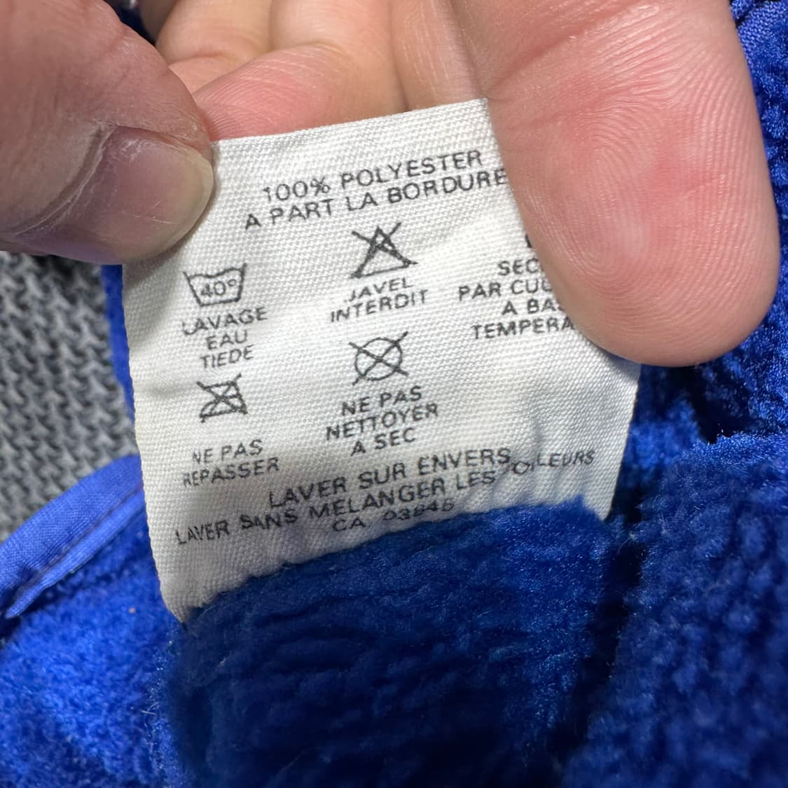 파타고니아 플리스 블루 ( 100/OLD-8219 ) 상품이미지6