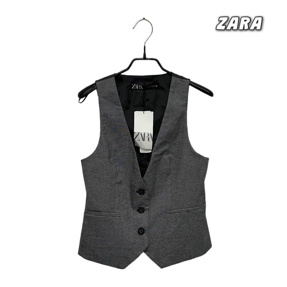ZARA 자라 3버튼 조끼 베스트 (새상품) (일본판) 상품이미지1