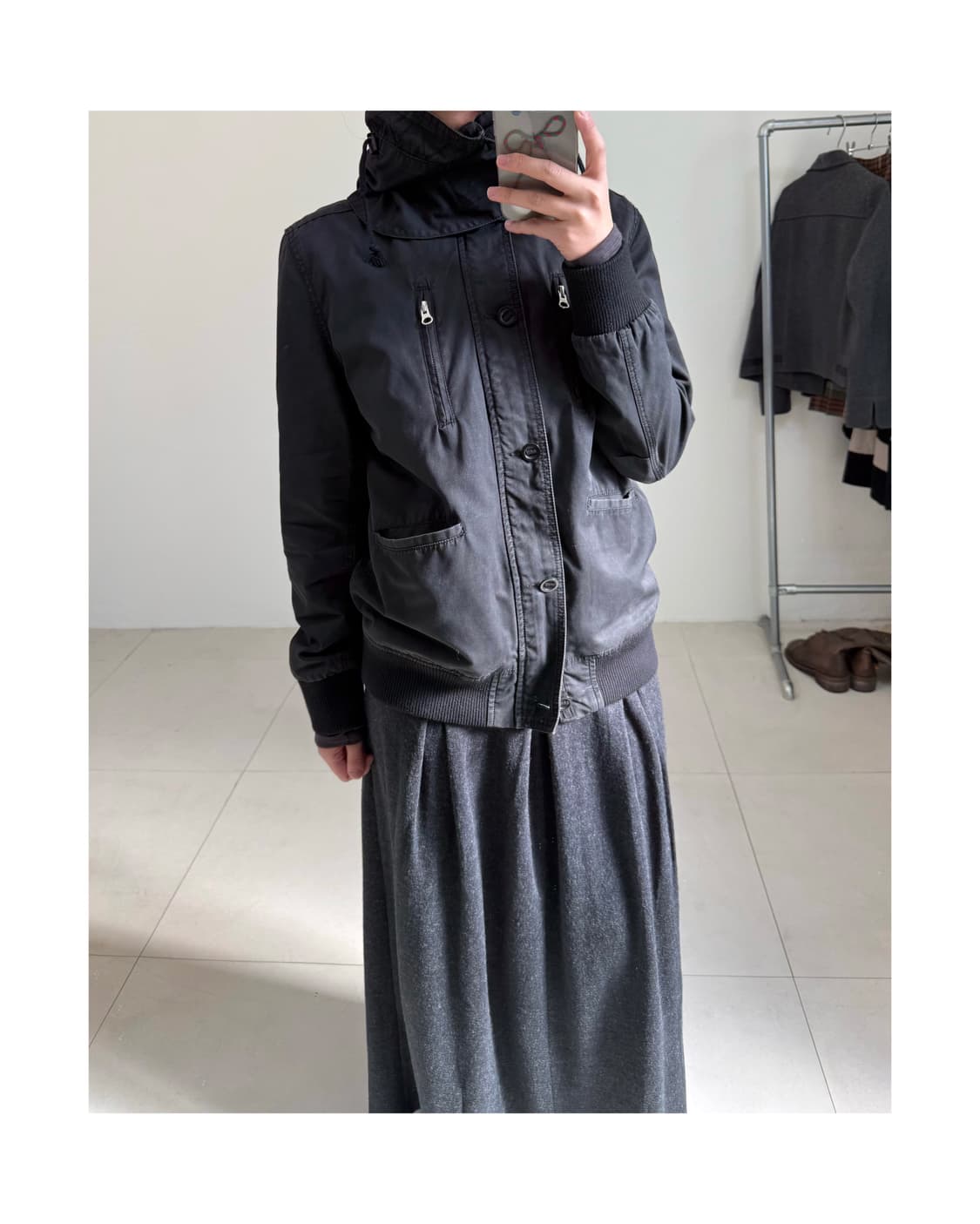 빈티지 코튼 자켓 상품이미지4