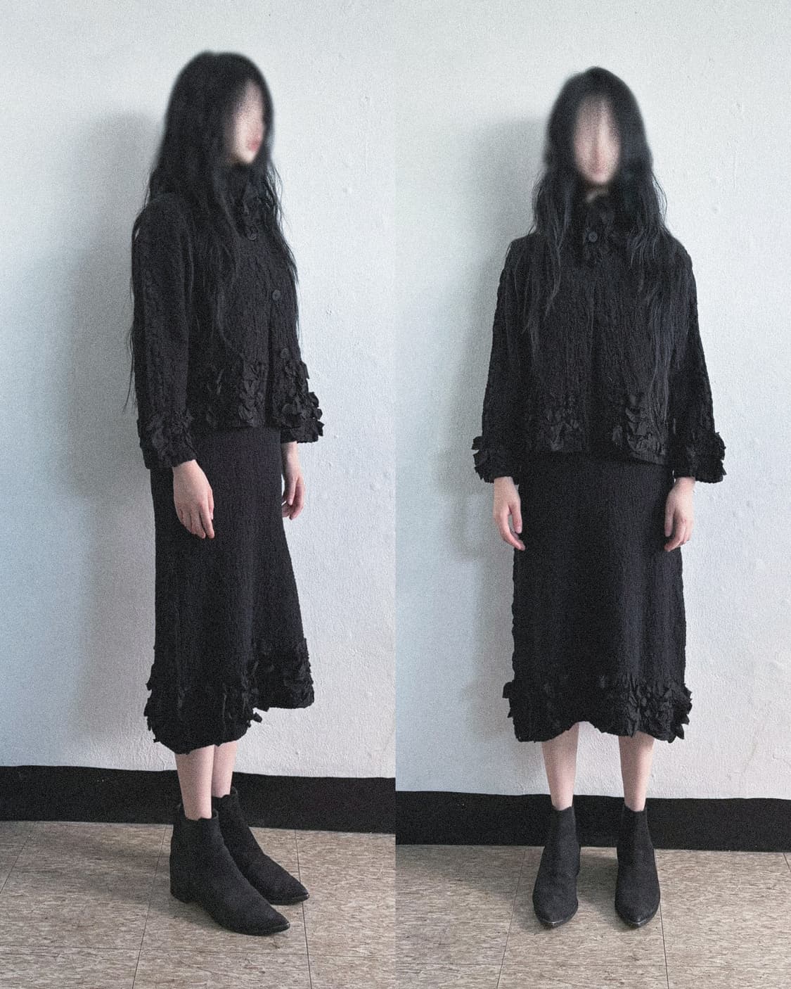 이세이미야케 me 콜리플라워 하이넥 플리츠 자켓 상품이미지1
