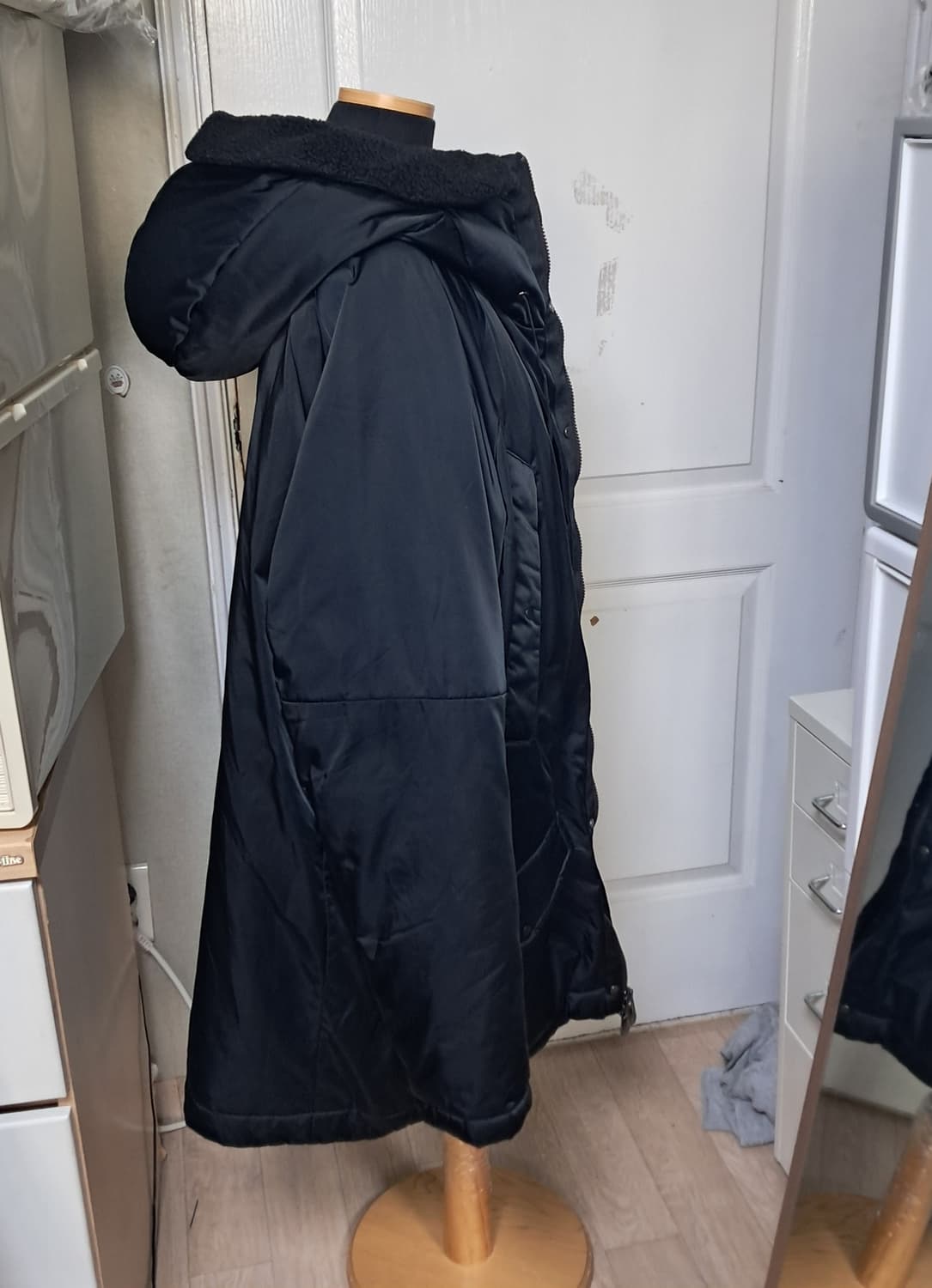 조던 블랙 패딩 덕다운 L(약105) 상품이미지3