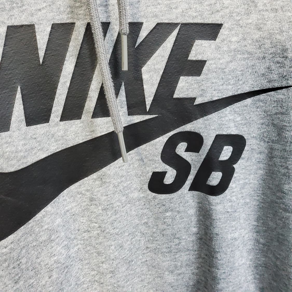 나이키 SB 기모 빅로고 회색 후드티  상품이미지3