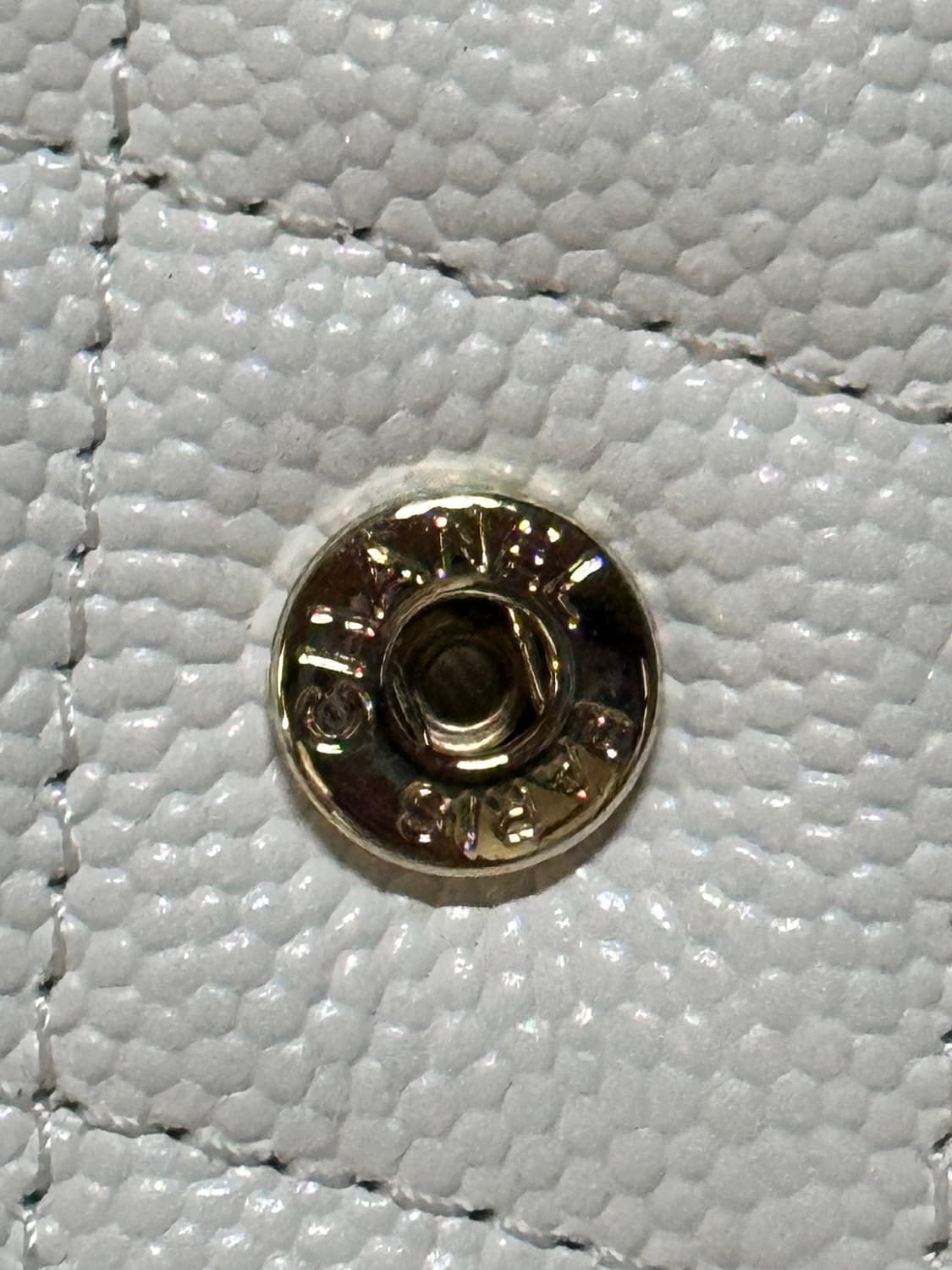 [풀구성/정품]샤넬 카드지갑 화이트 캐비어 새상품 상품이미지6