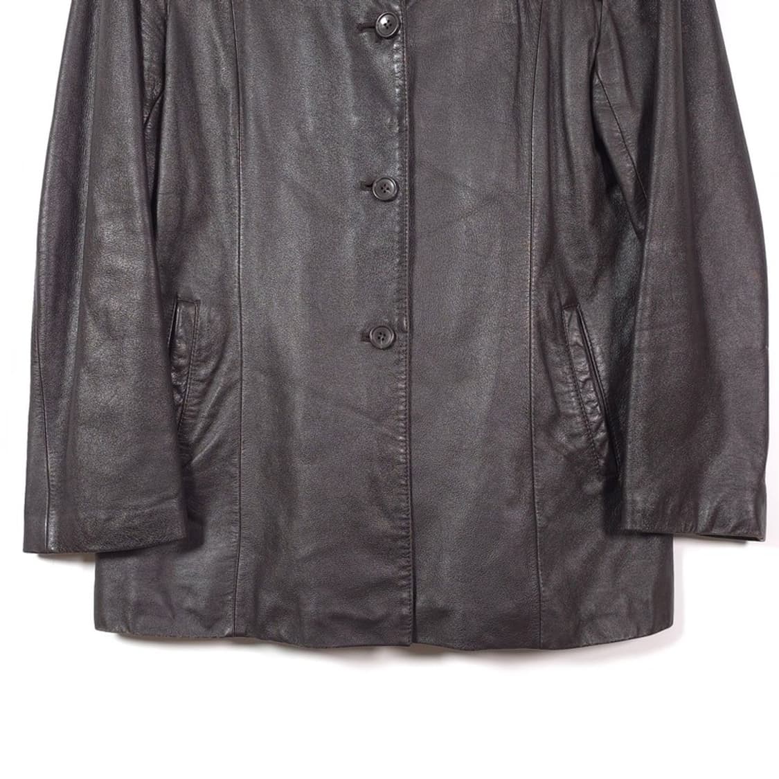 Lee.DL 리얼 소가죽 빈티지 싱글 레더 자켓 77 상품이미지4