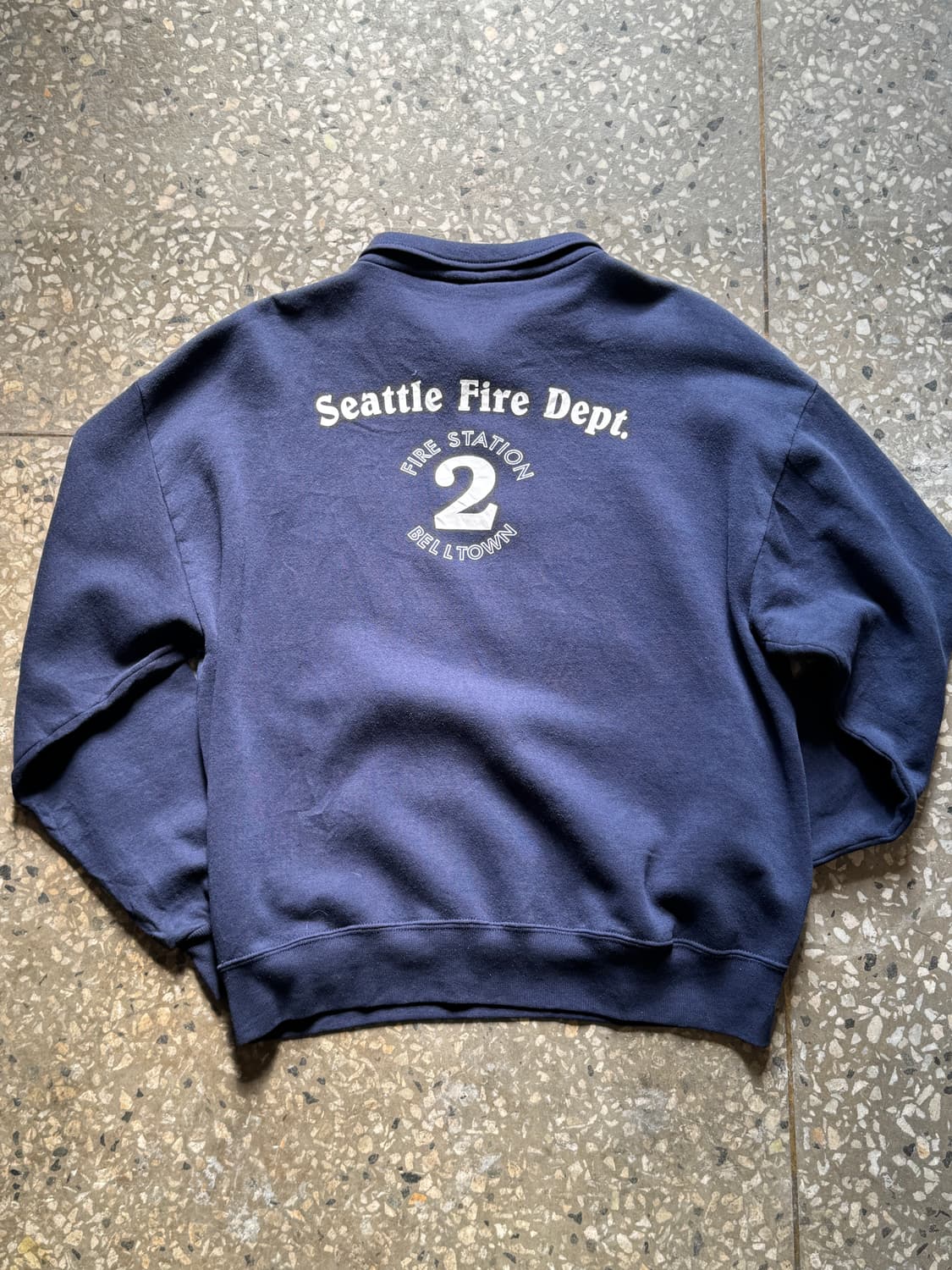 90s Jerzees 쿼터집업 카라맨투맨(T64) 상품이미지7