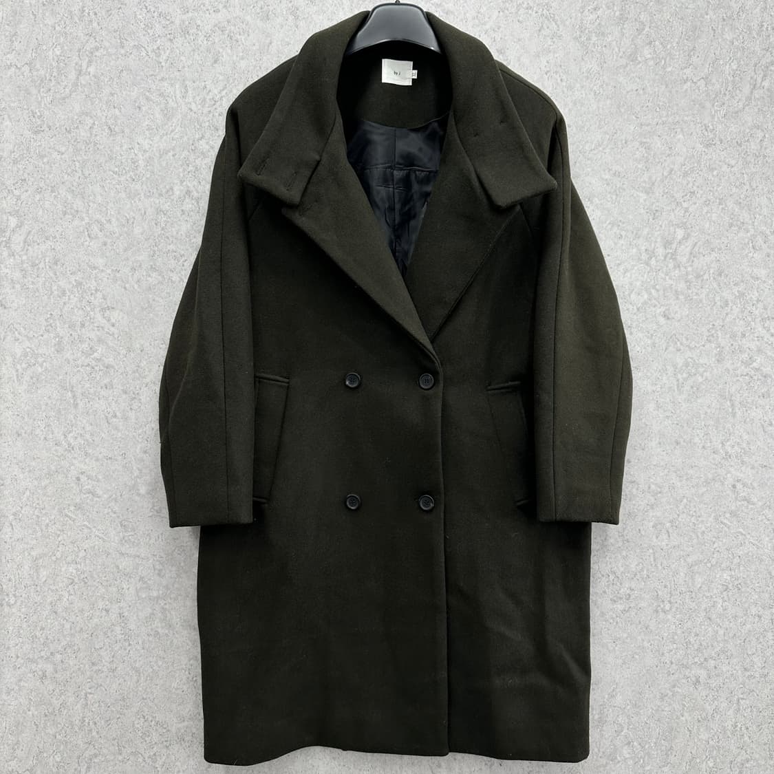 105 바이제이 여자 루즈핏 울 더블 코트 상품이미지2