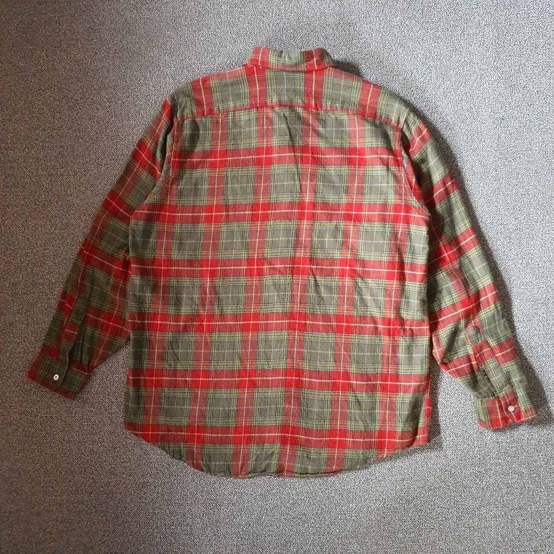 80s L.L.Bean 체크 셔츠  no.63 상품이미지4