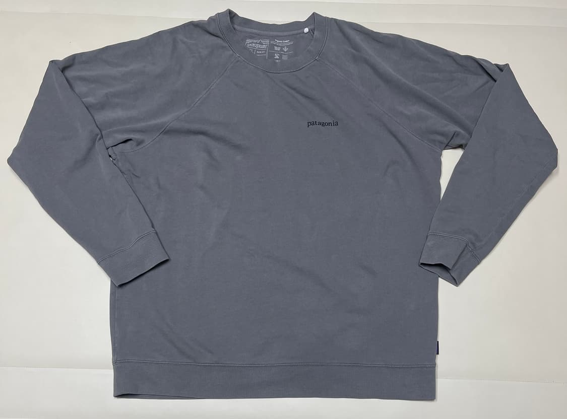 파타고니아 오가닉 맨투맨 XL 그레이 상품이미지1
