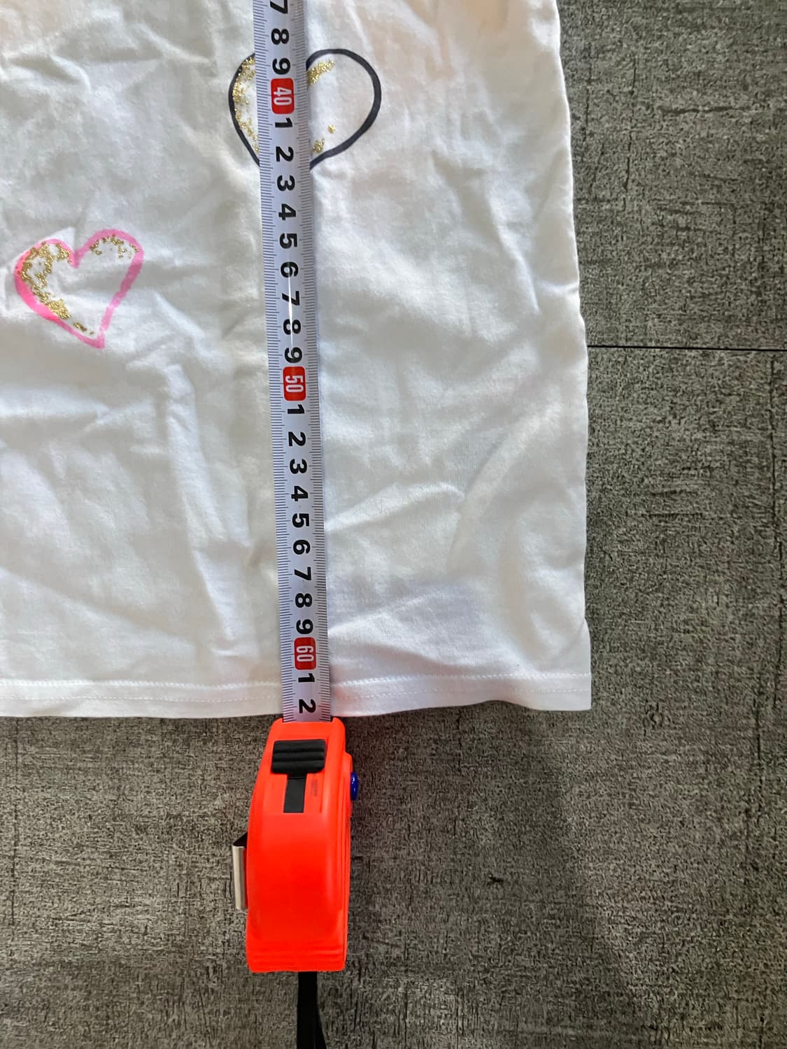 일본빈티지 Tsumori 핀터깔y2k 핑크갸루 와투케 반팔티셔츠 상품이미지3