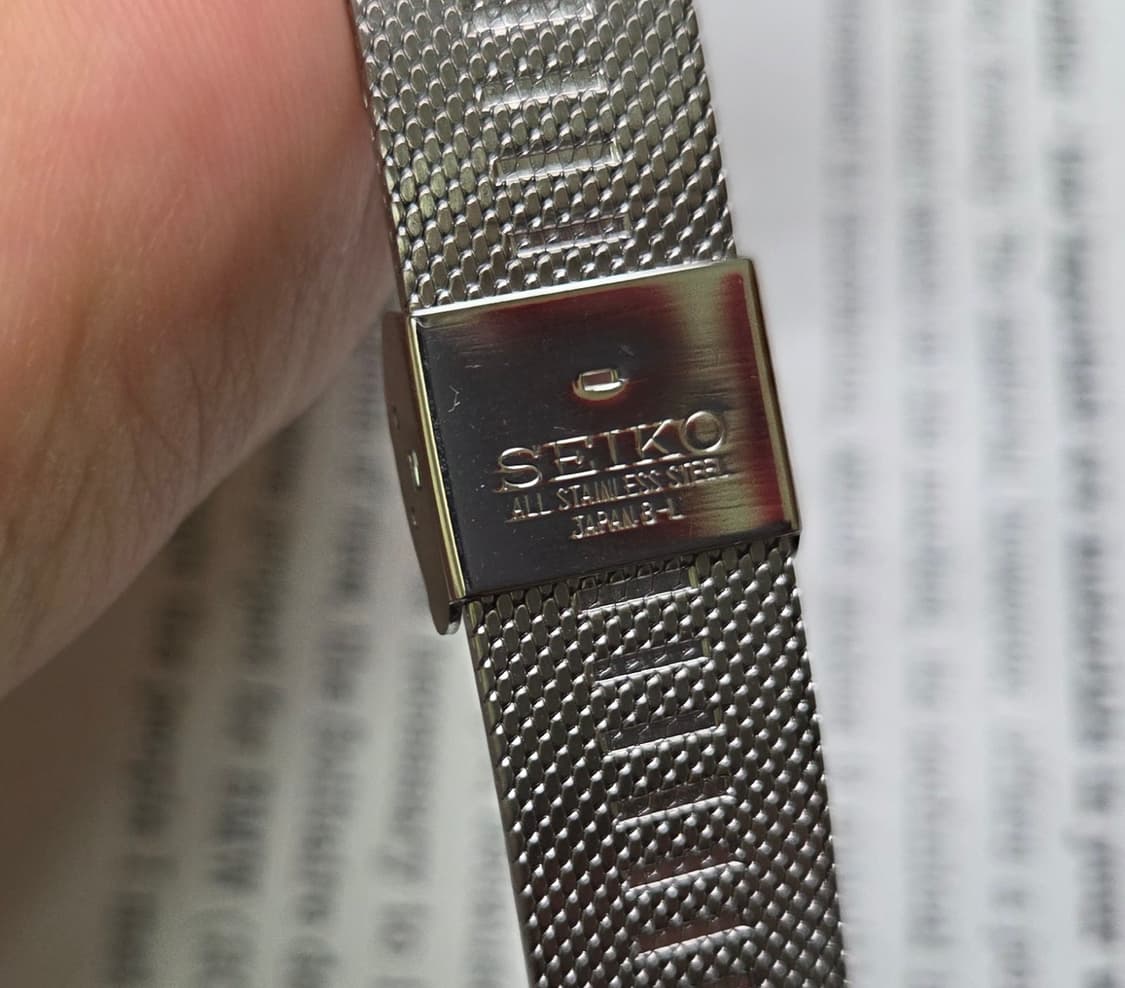 레어] 빈티지 세이코 LM로드매틱 25쥬얼 블랙 세로판 한자 데이데이트 상품이미지8