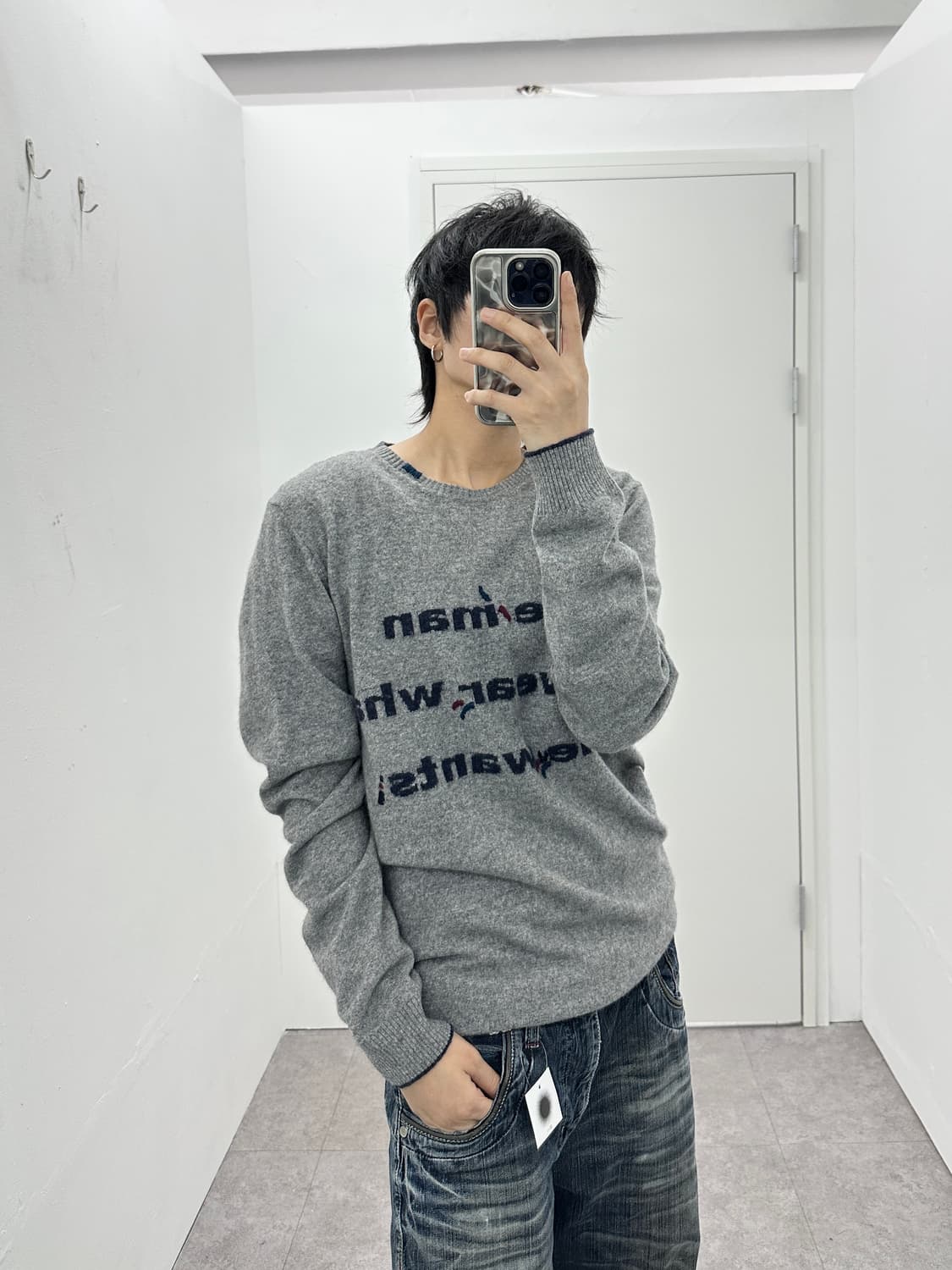 BOB ITALY back point knit 상품이미지2