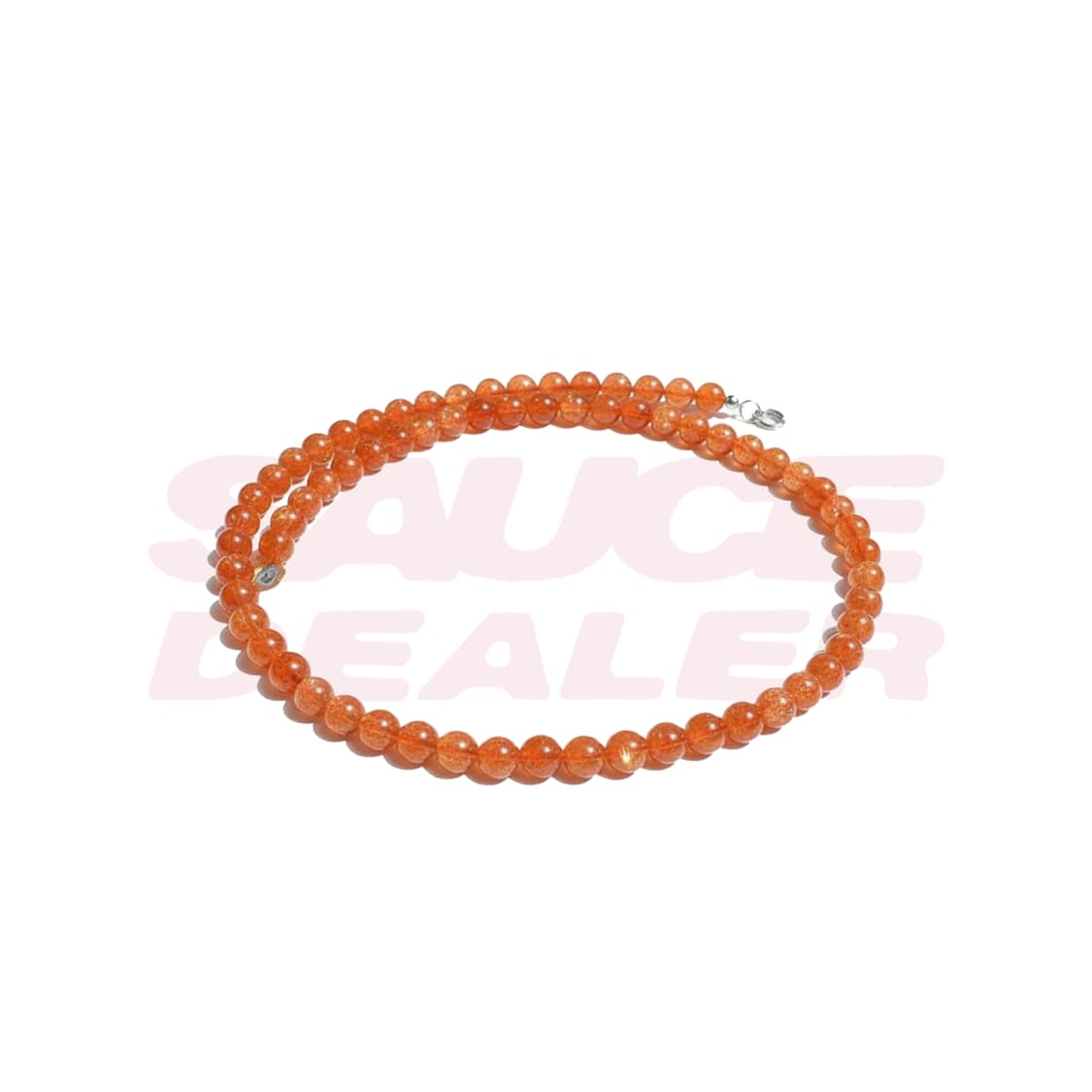 [SAUCE] 탄자니안 선스톤 5.8mm 천연원석 비즈 목걸이 상품이미지2