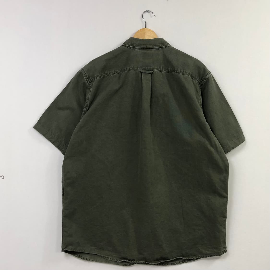XL 칼하트 카키 데님 워크 셔츠 상품이미지4