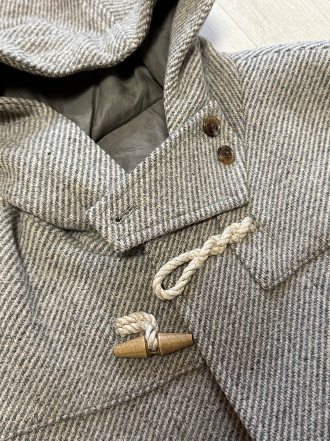 URU tokyo 우루도쿄 더플 코트 베이지그레이 2사이즈 상품이미지3